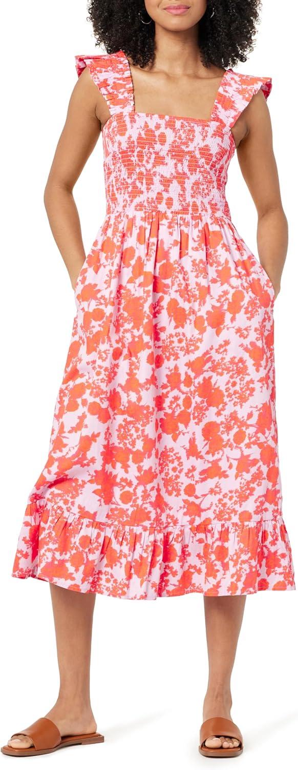 Our ⁢Take on ⁣The Drop's Kimi Ruffled Shoulder Midi Dress