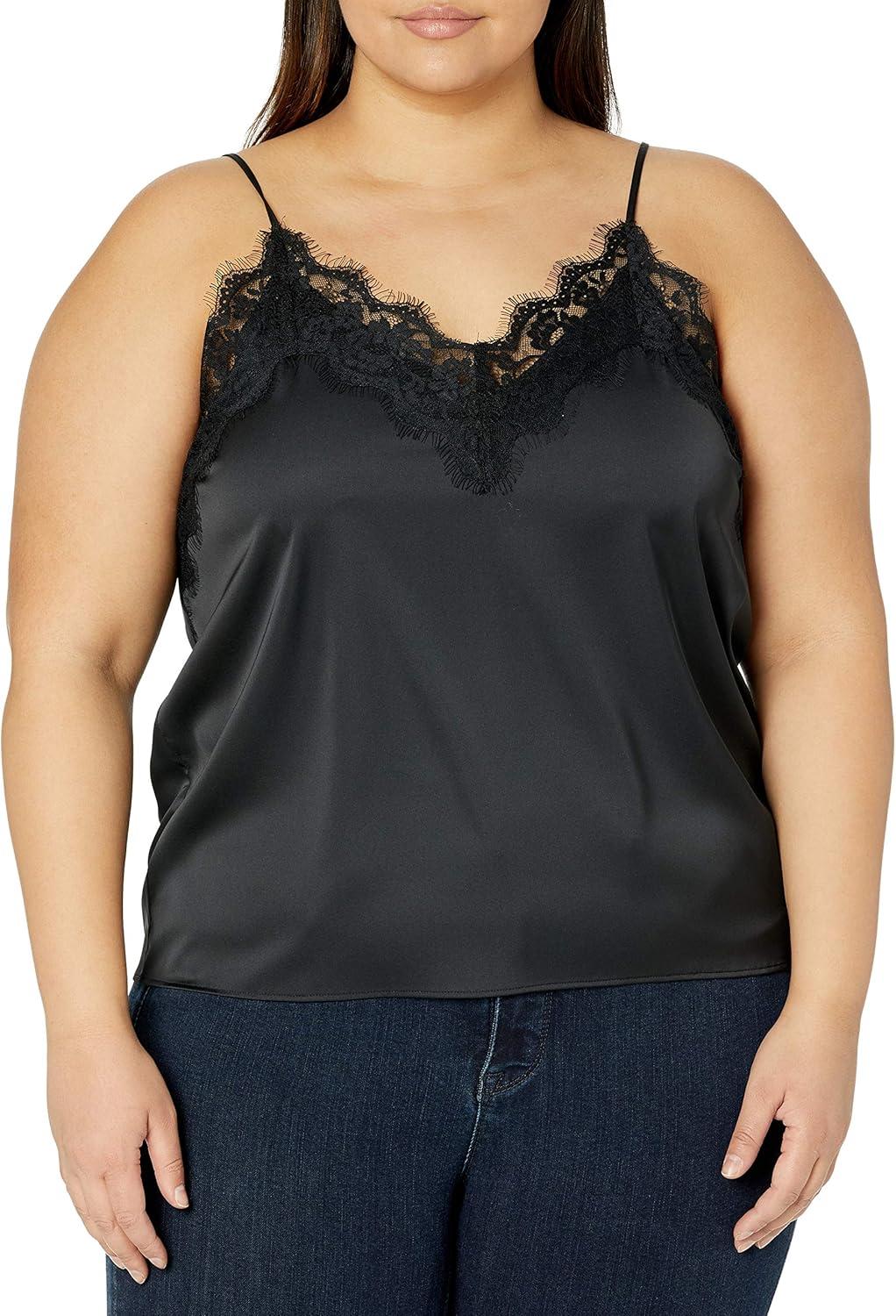 Our Honest Take on The Drop's ‍Natalie ‍Lace-Trimmed Camisole ⁣Tank