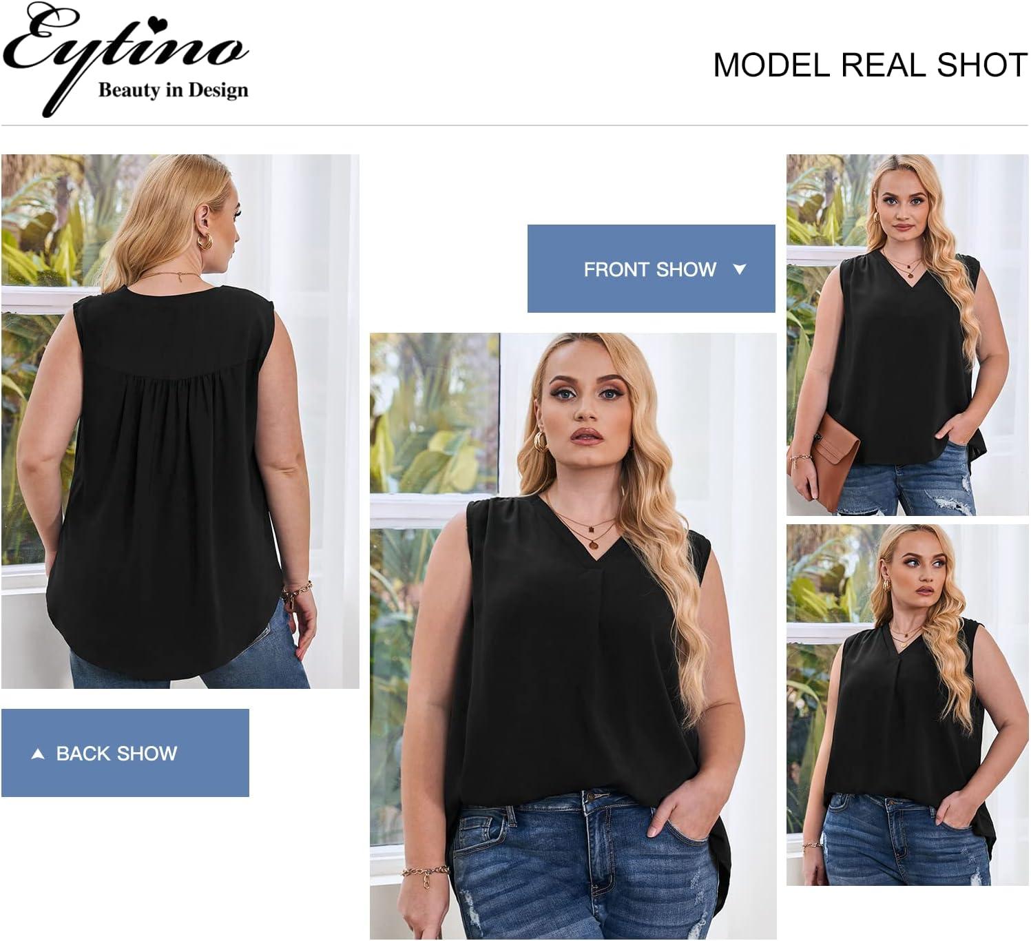 Our Honest Take on Eytino Plus Size Summer Tank Tops⁣ for Work & ‍Play
