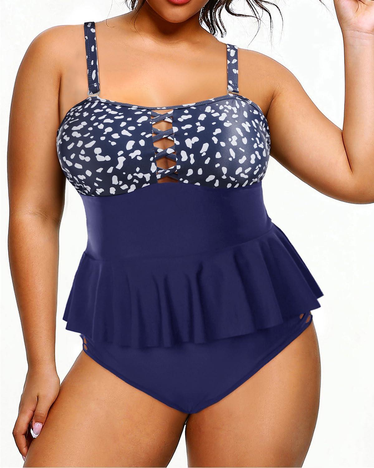 Why We Love yonique's Plus Size Tummy Control Tankinis