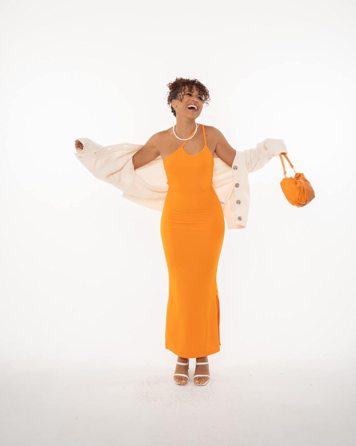 Our ‍Take on The Drop Women's Oriole Slit Midi Dress ‌by Byaimeekelly