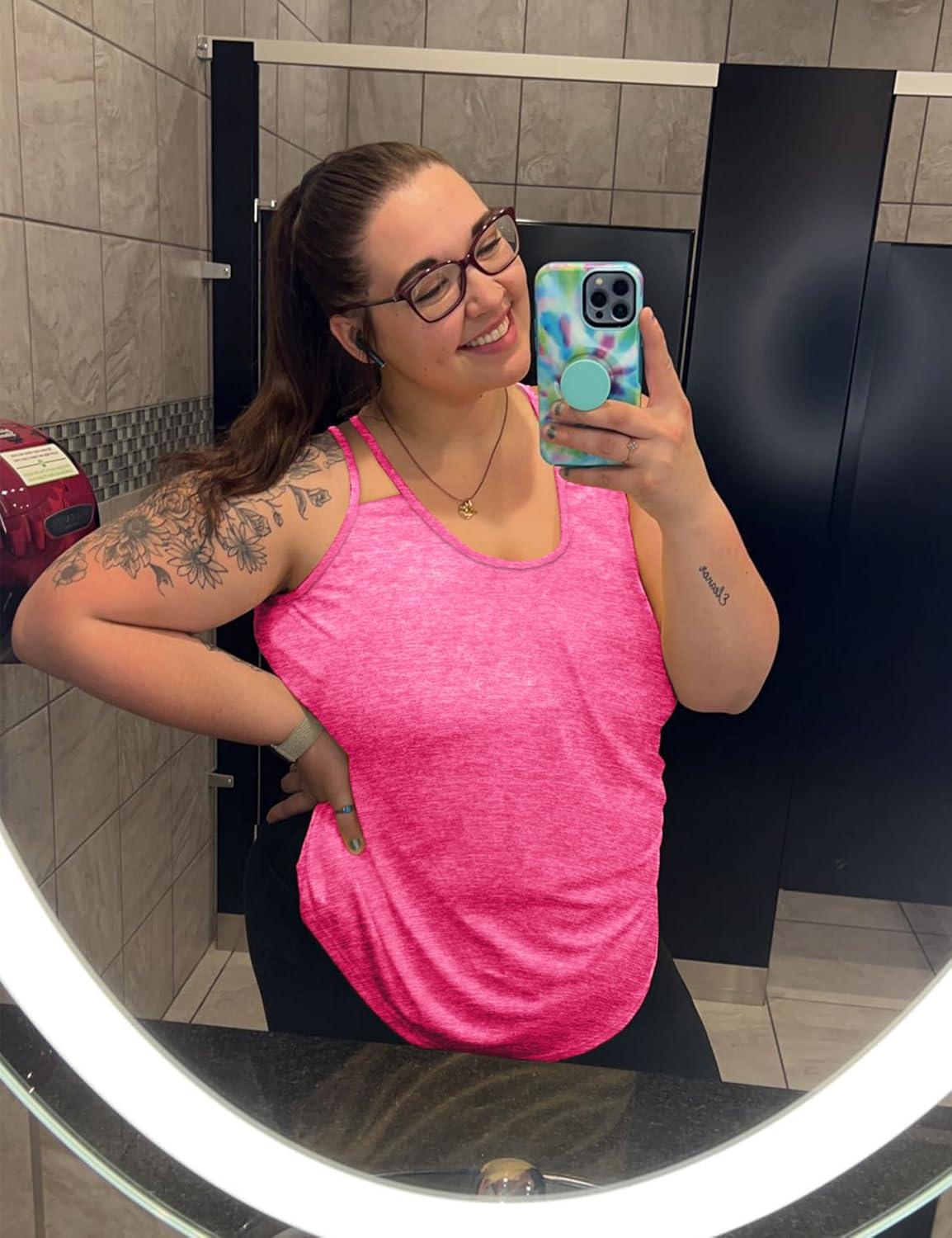 Why ⁤We Love FOREYOND's Plus Size racerback Workout Tanks