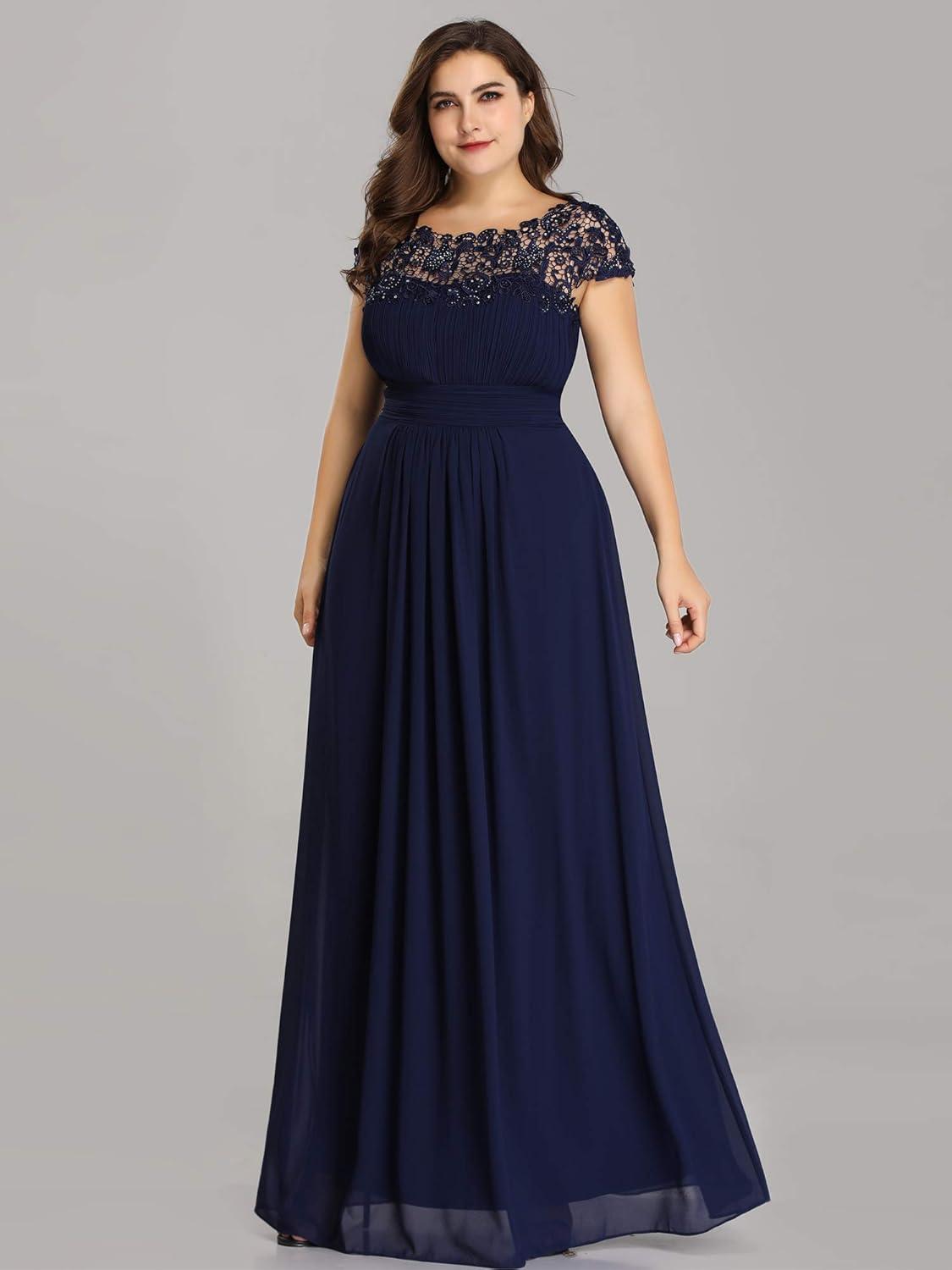 Our Honest ⁢Take on Ever-Pretty's Plus Size Lace Evening Dress