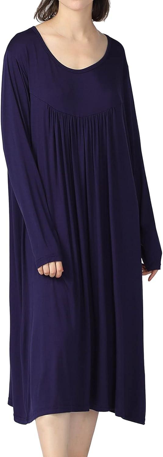 Our Honest Take on Lu's Chic Plus Size Long Sleeve Nightgown