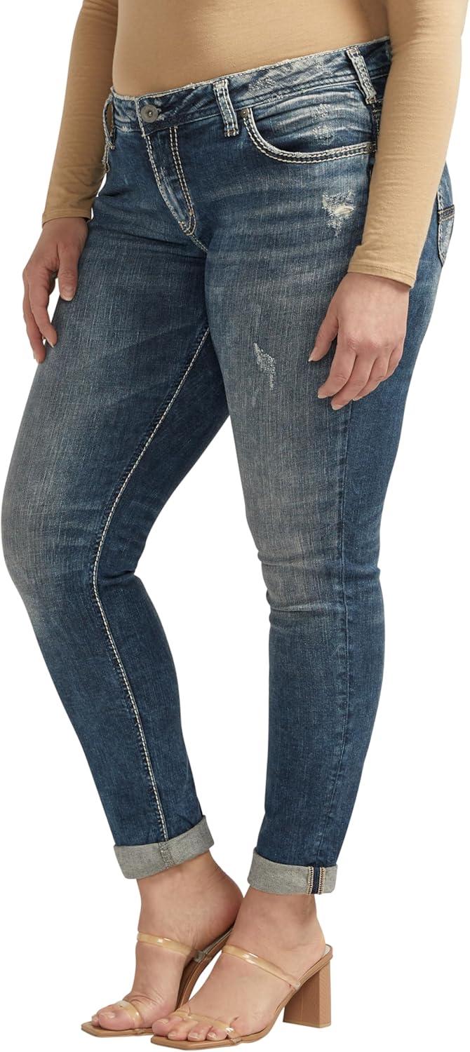 Our Take on Silver Jeans Co.'s Plus ⁤Size Girlfriend Skinny Fit