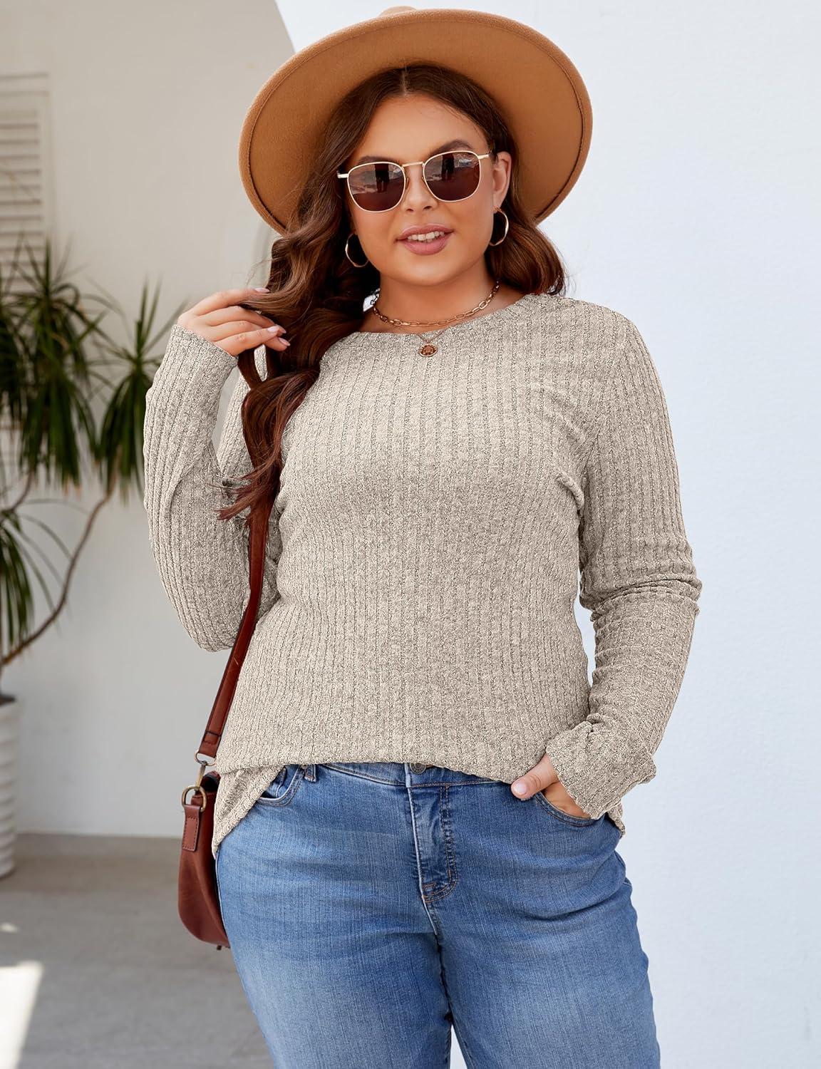 Cozy Plus Size Fall Tops: Our‌ Take‌ on Kancystore's Lightweight ⁣sweater