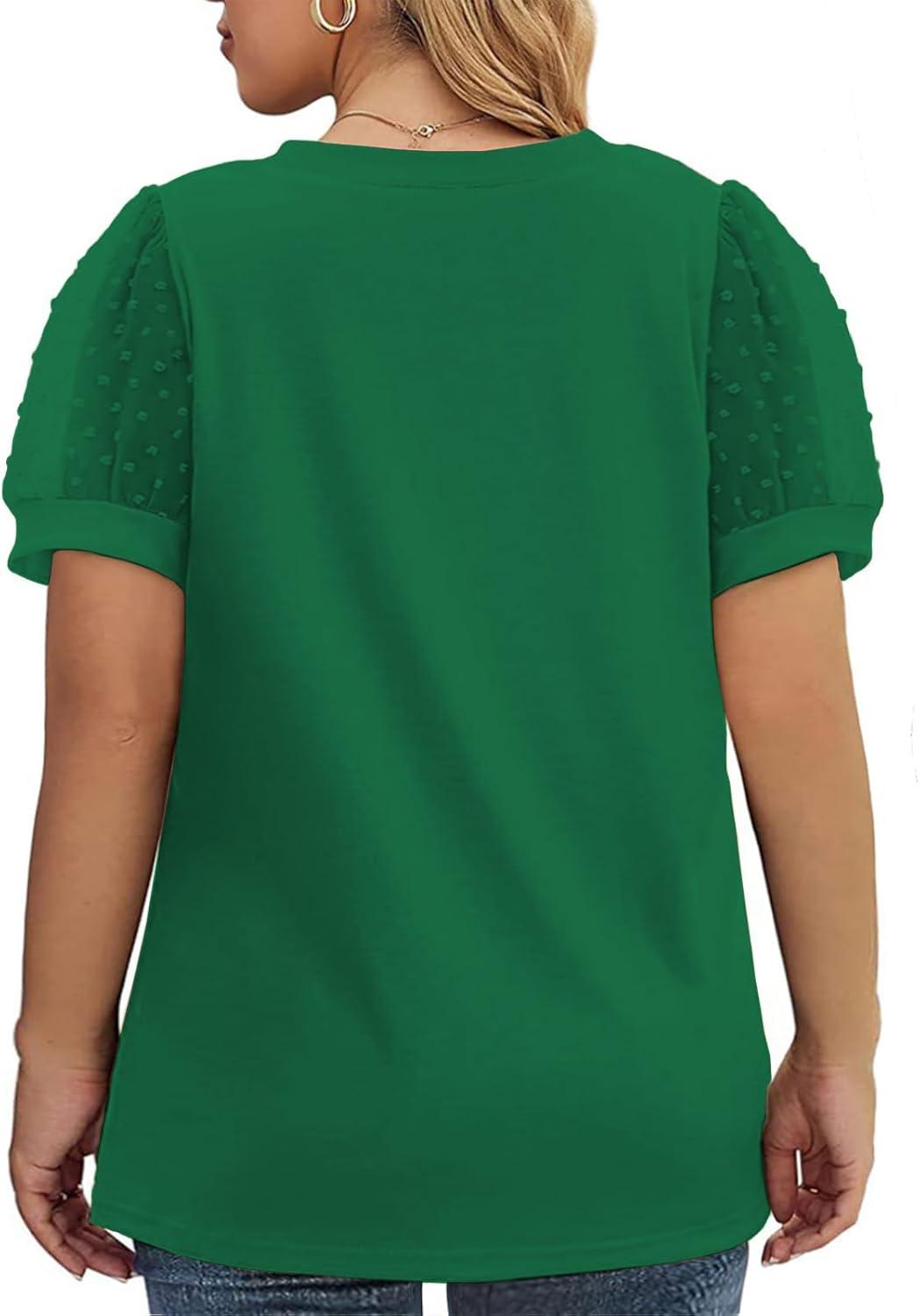 Why We Love VISLILY's Plus-Size Swiss dotted Summer‌ Tops