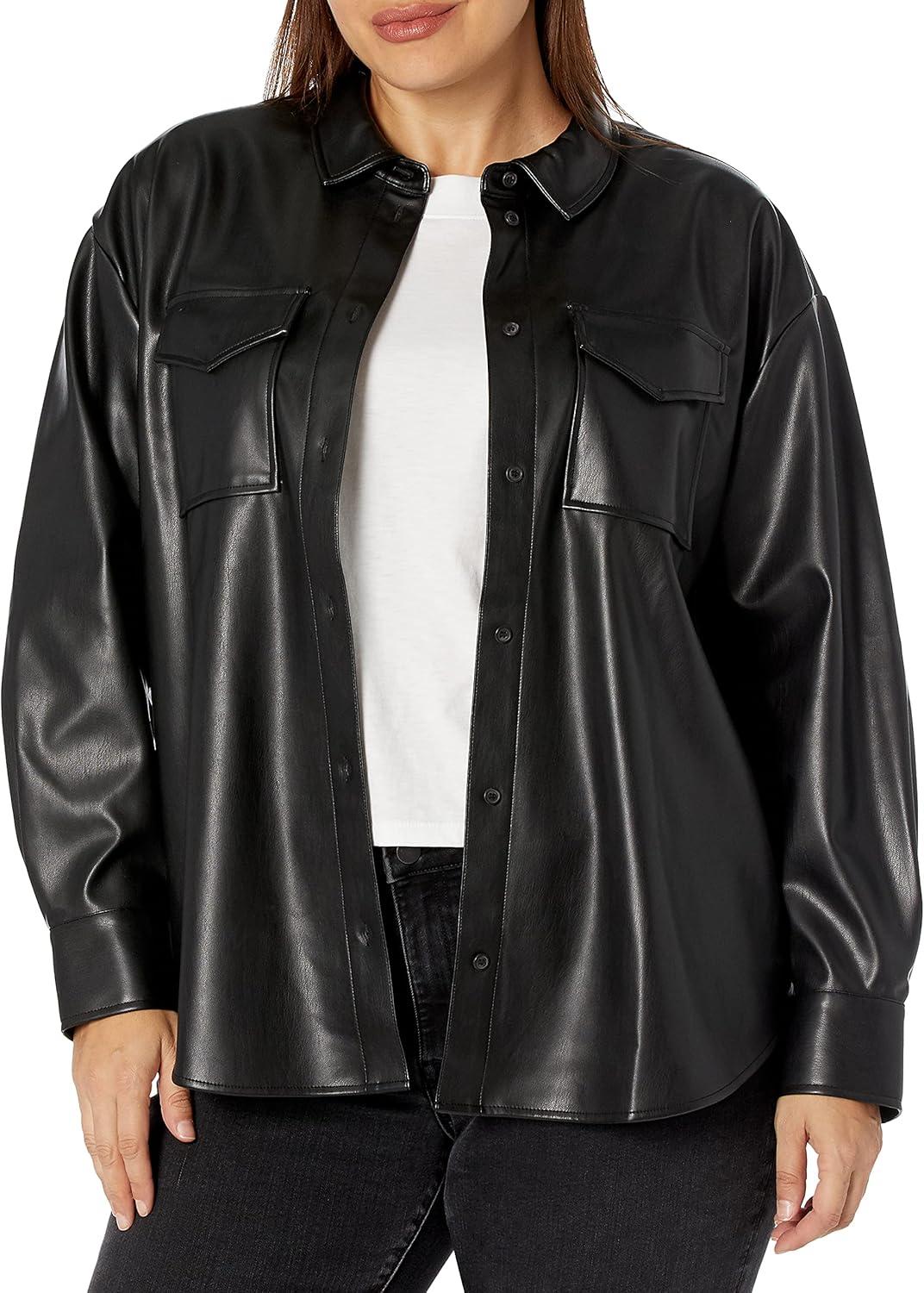 Discovering​ The Drop's Faux Leather Long ​Shirt Jacket: ​Our Thoughts