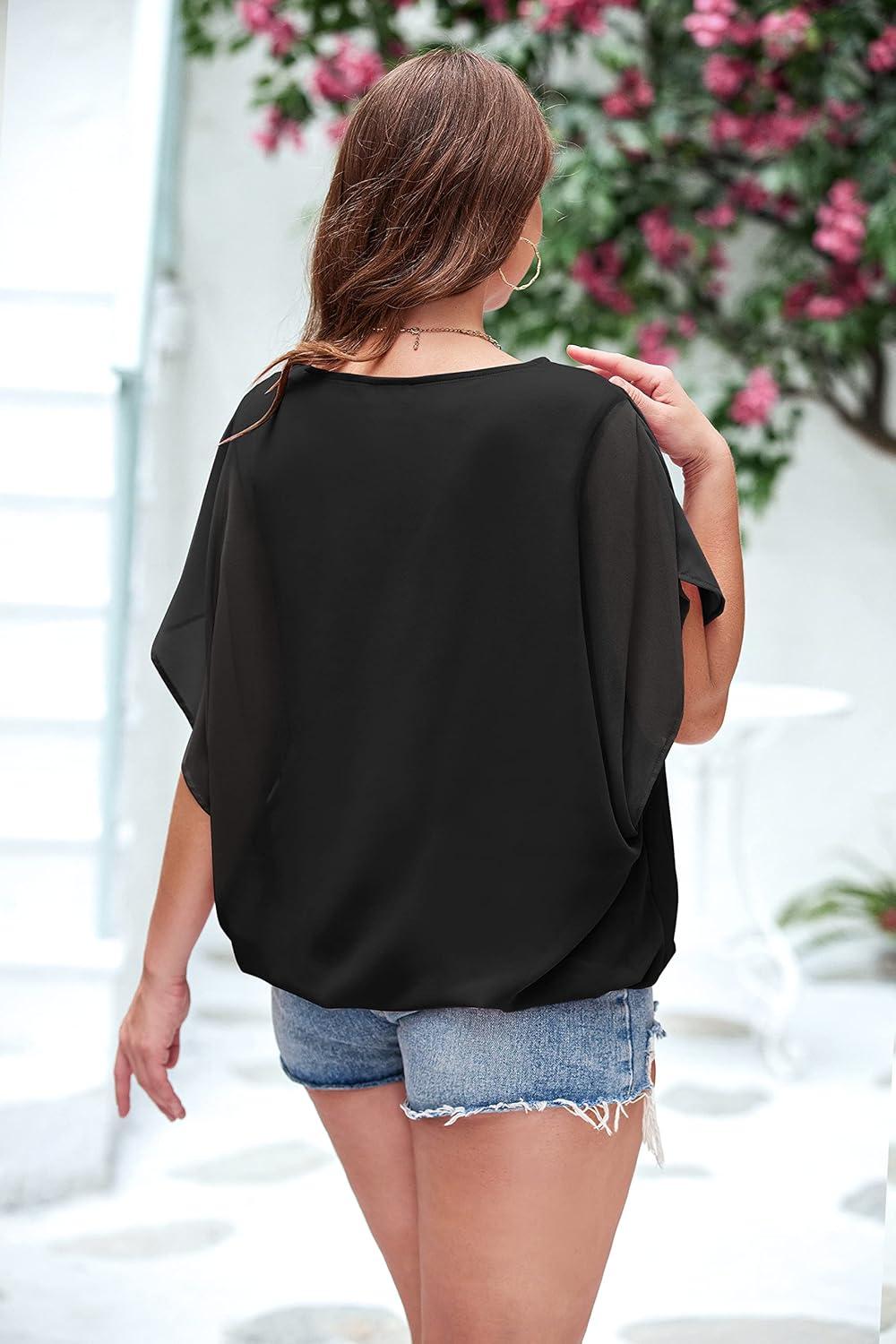 Our⁤ Take on ⁢IN'VOLAND's​ Plus Size Chiffon Batwing‍ Sleeve Blouse
