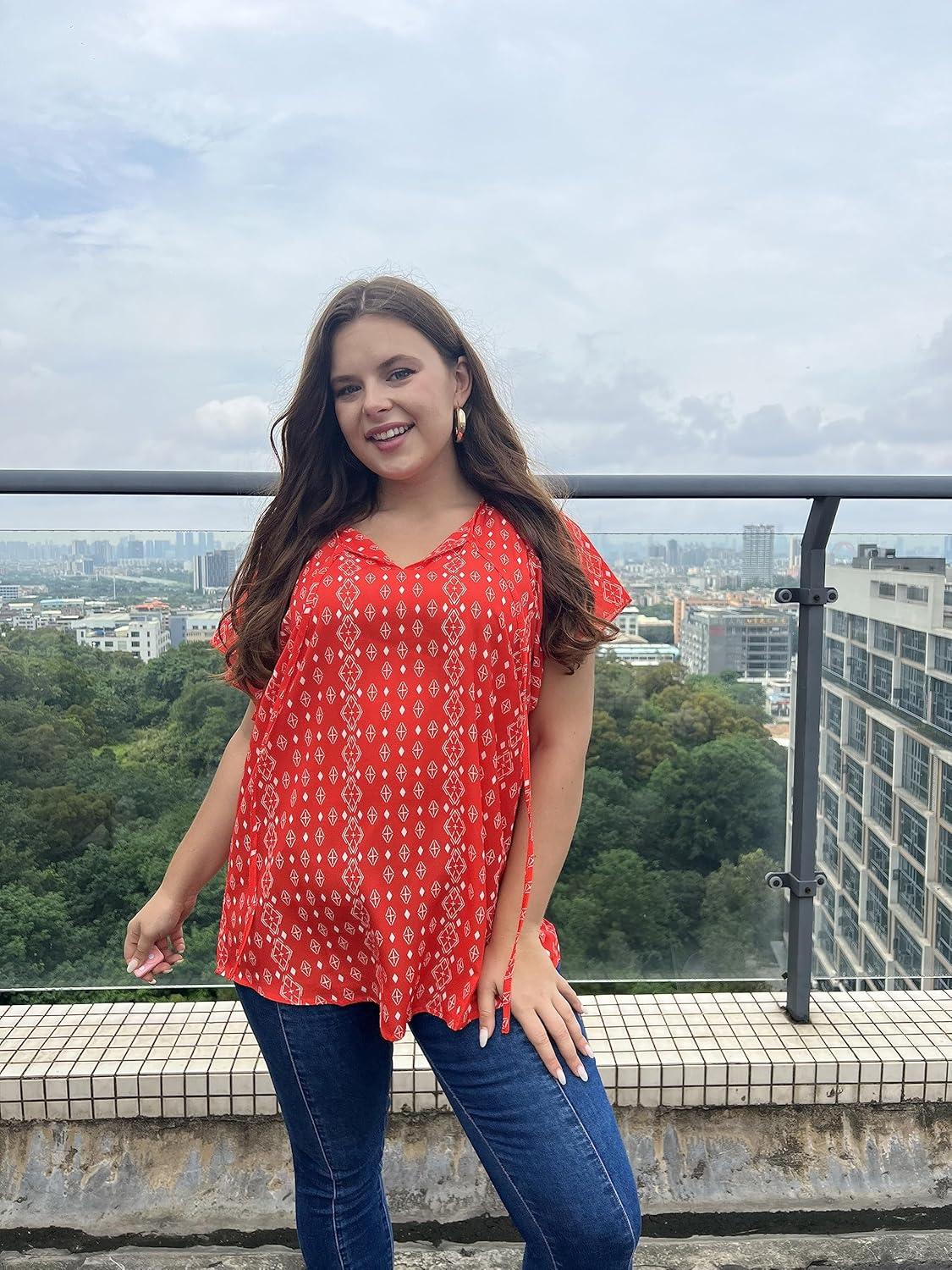 Our Honest take ​on IN'VOLAND Plus‍ Size⁣ leopard ‍Print Tops