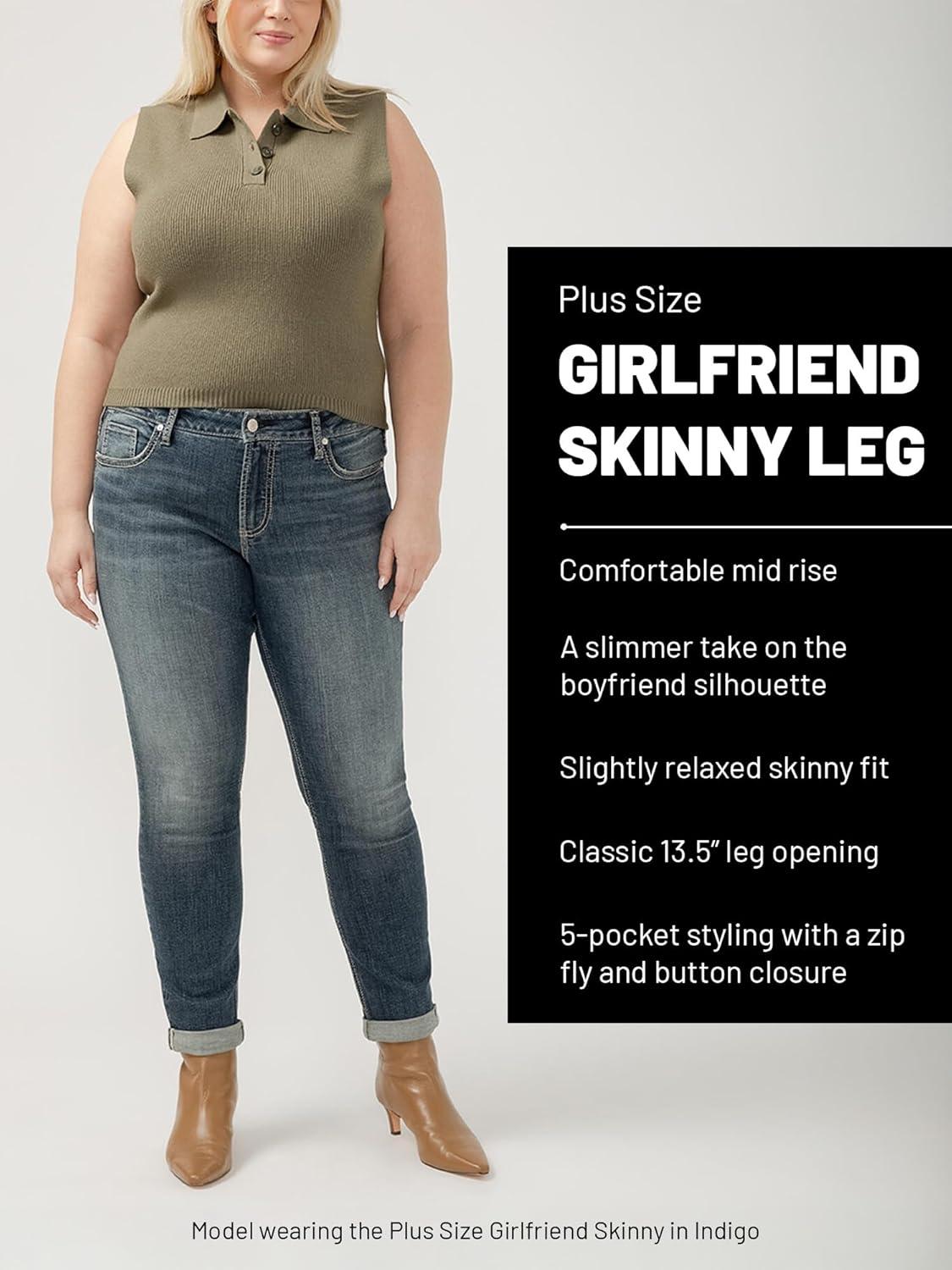 Our take on ‌Silver Jeans Co.'s​ Plus Size ​Girlfriend Skinny​ Fit
