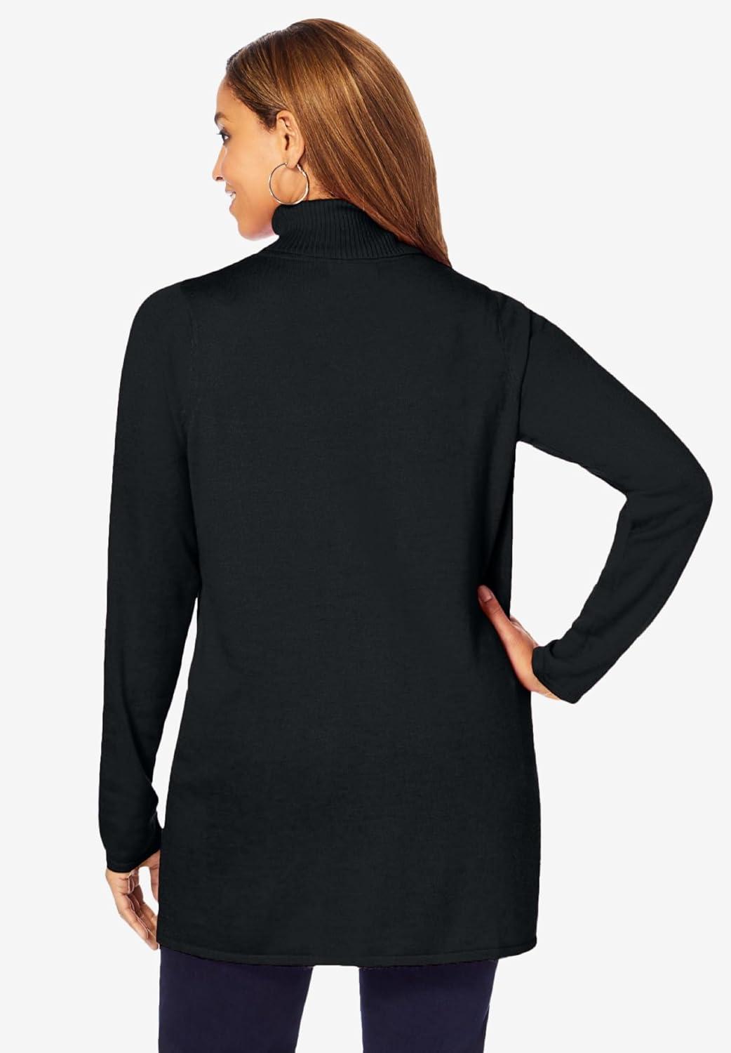 Our Take on Jessica London's ‌Plus Size Cotton Cashmere Turtleneck
