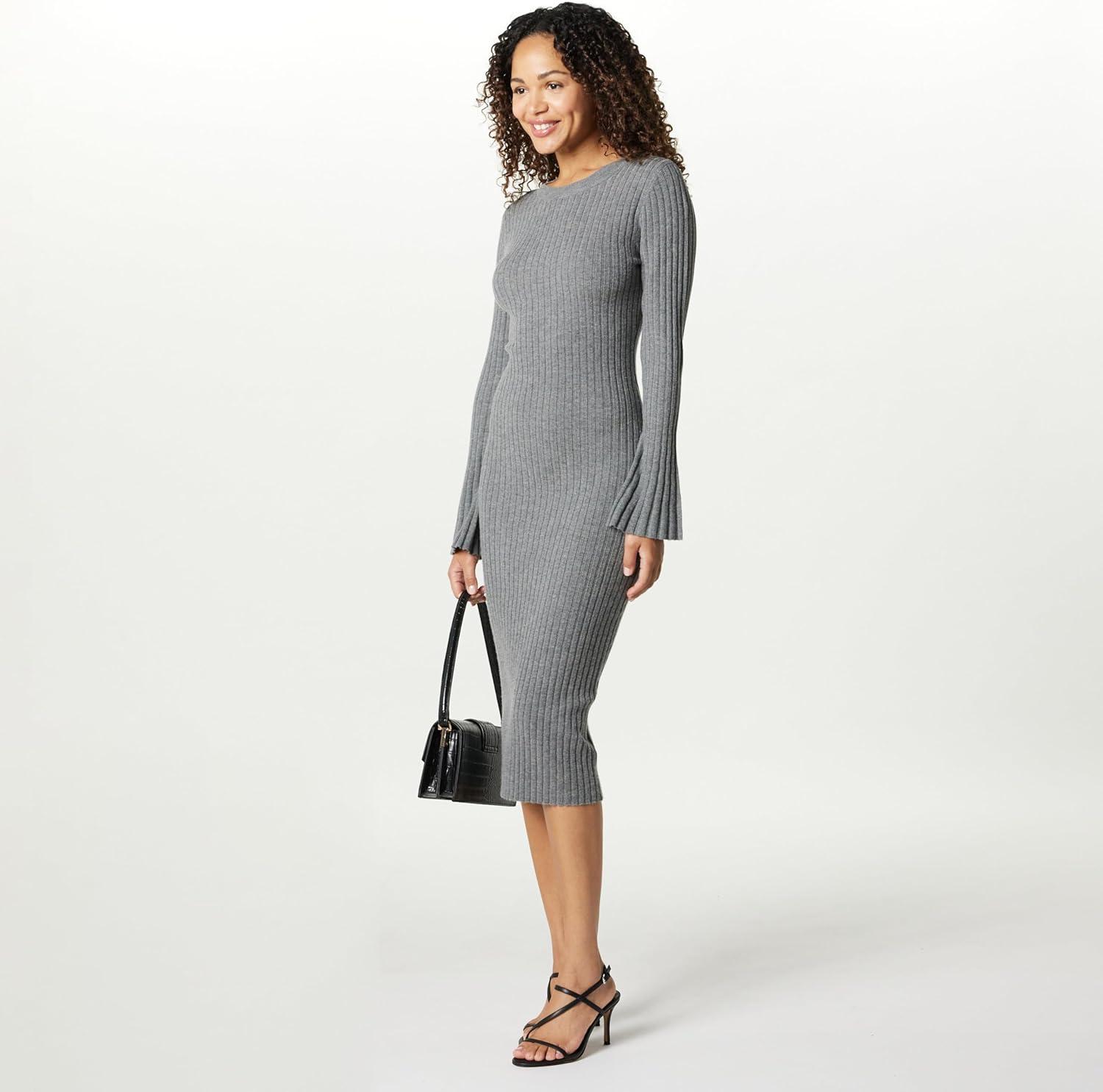 Why We're Loving The Drop's Fernanda Bell Sleeve Sweater Dress