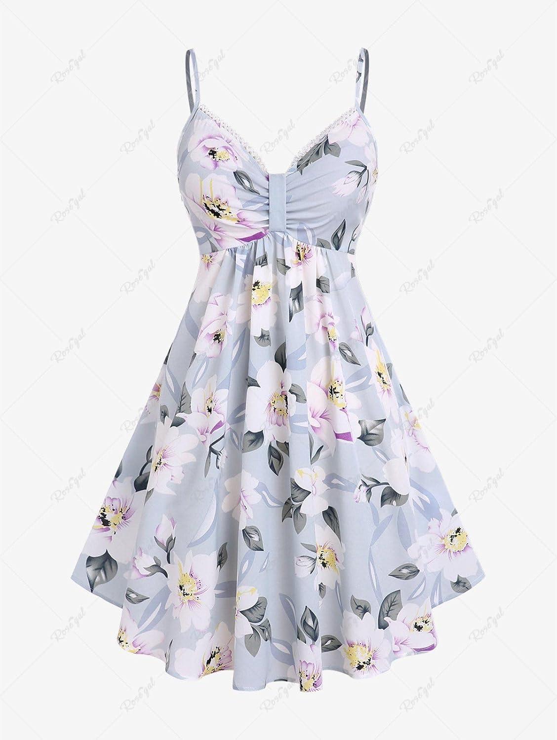 Our Thoughts on Rosegal's Plus Size Floral Sundress Set