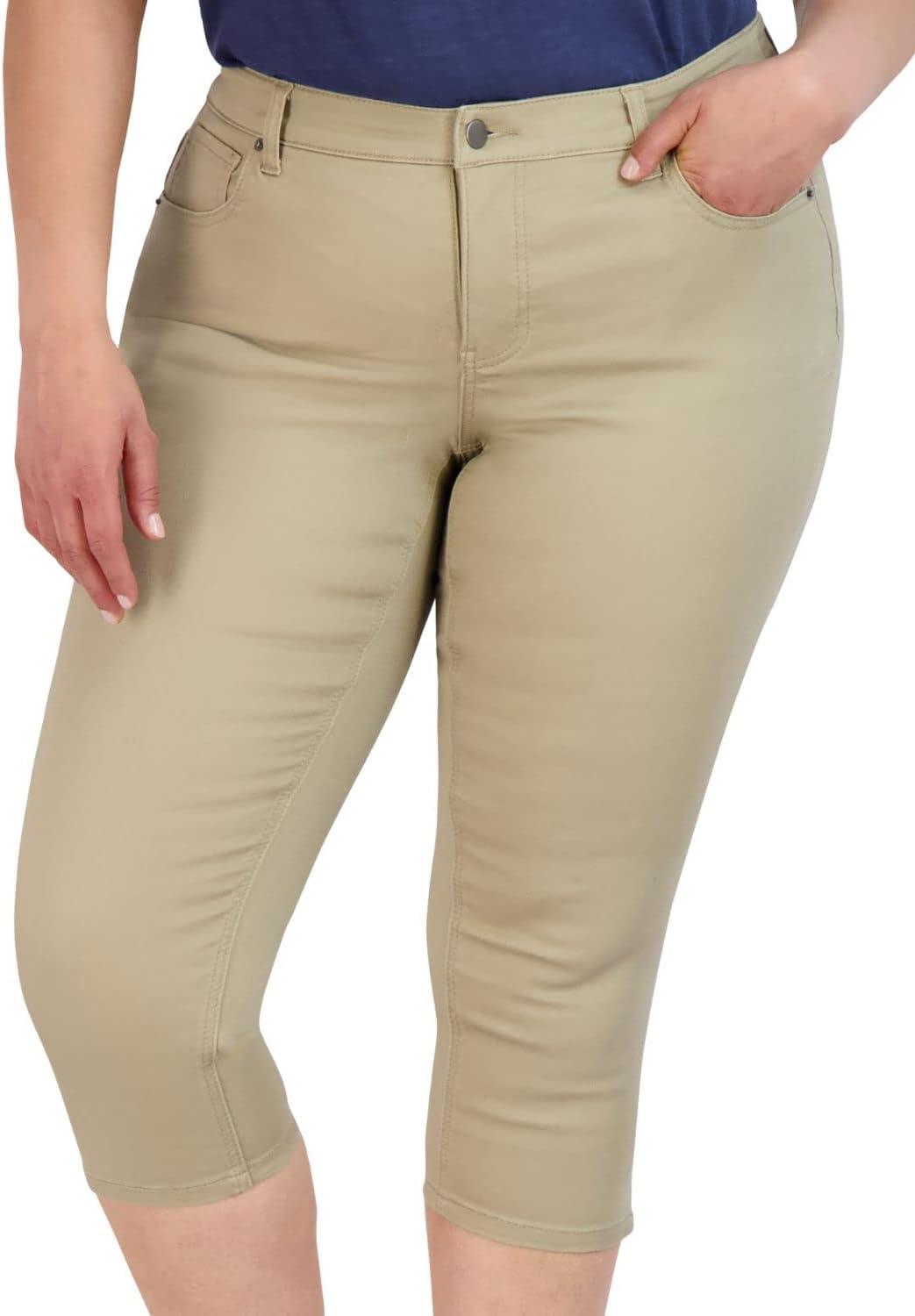 How We Feel About the Women's ‍Plus Size Sateen Capri Pants