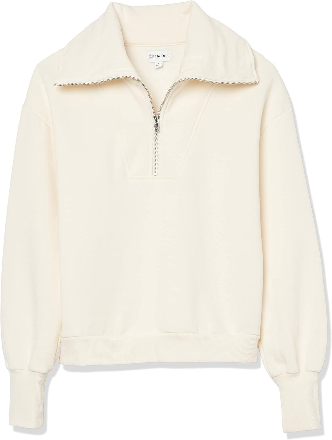 Why We're Loving The Drop's Hayley Half Zip ⁣Fleece Sweatshirt