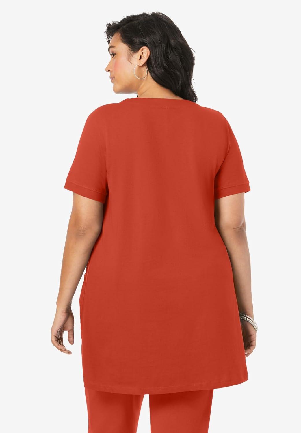 Why We Love Roaman's Soft knit Tunic: Comfort Meets Curve-Friendly Style