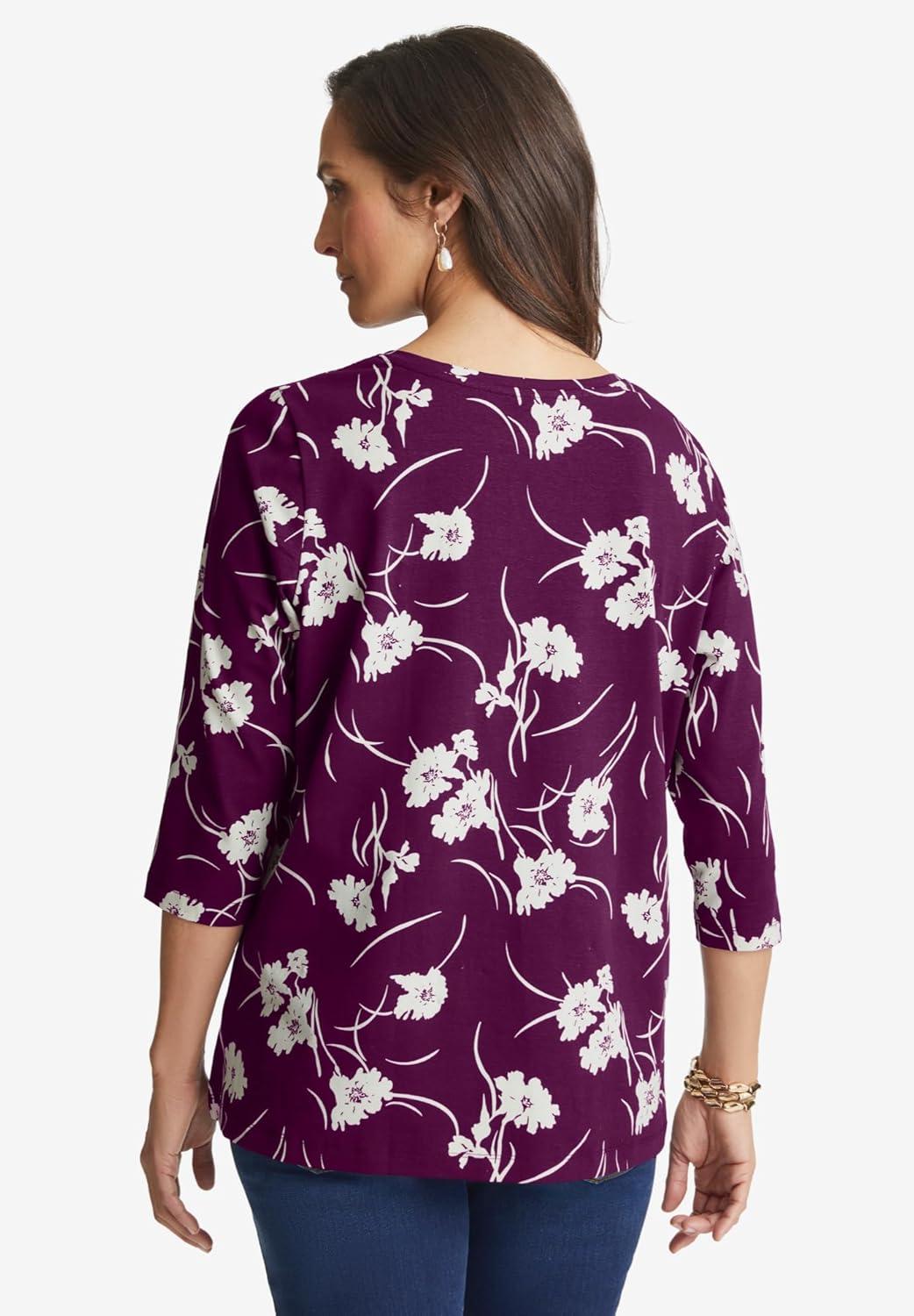 Our Take on the jessica London Plus Size V-Neck Tee: Comfort & Fit Reviewed