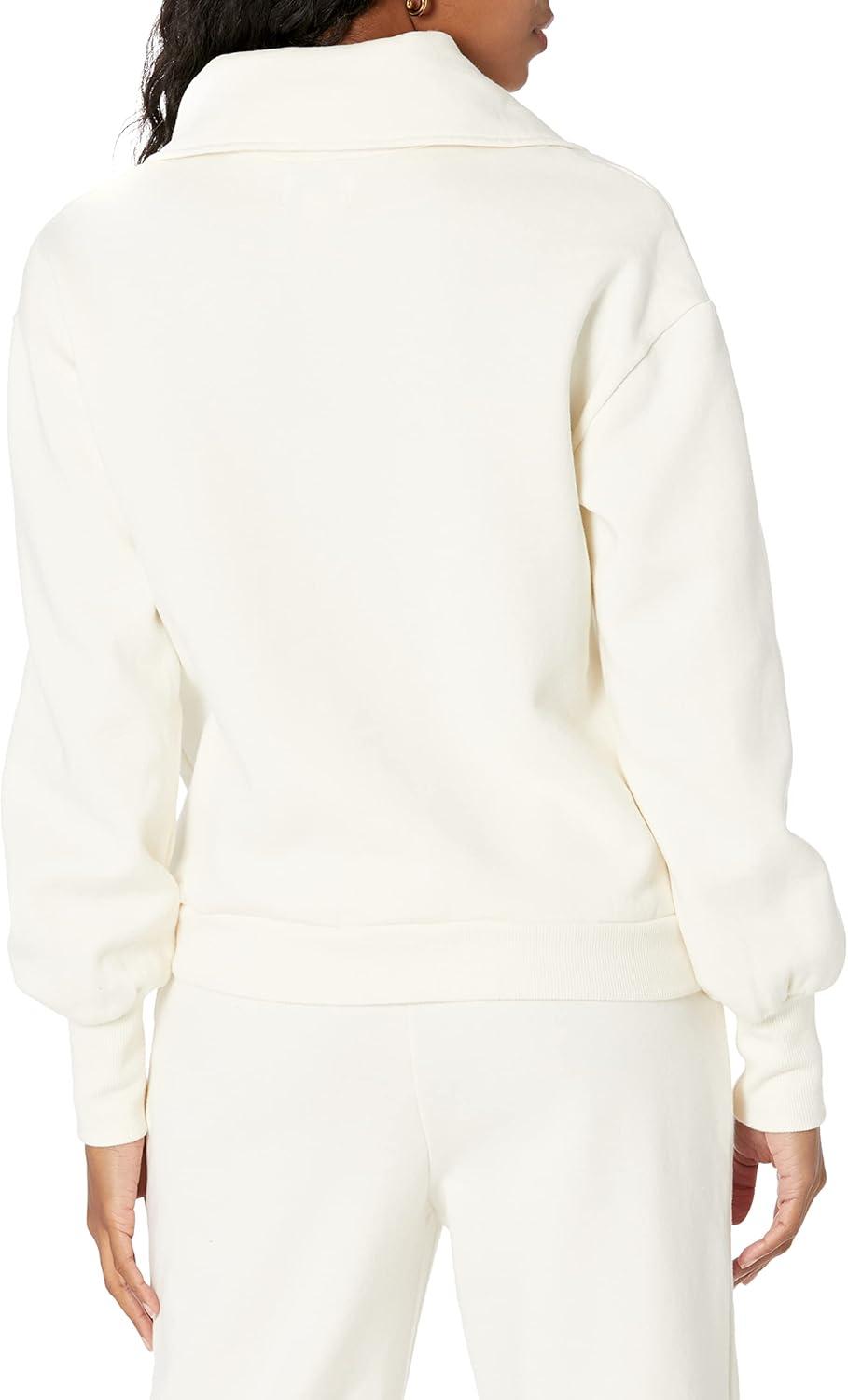 Why we're Loving The Drop's Hayley half Zip Fleece Sweatshirt