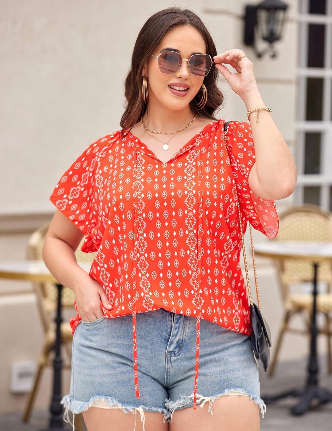 Our honest Take on IN'VOLAND Plus Size Leopard Print Tops