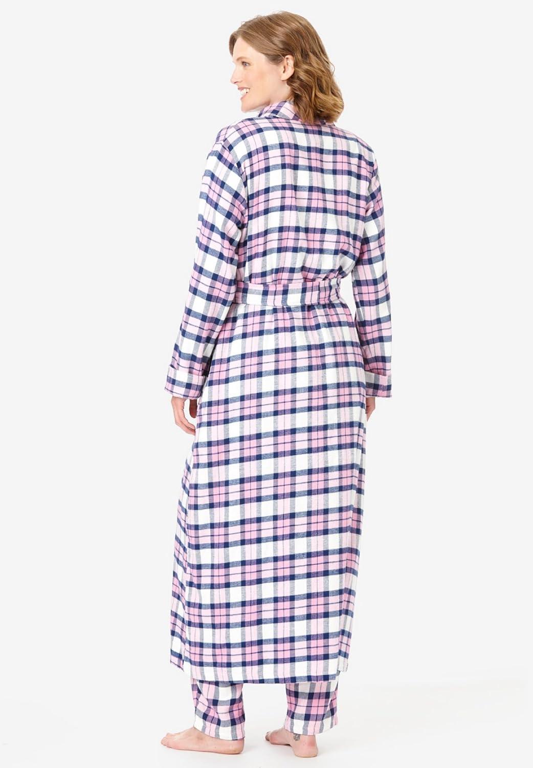 Our Cozy Take ​on the Dreams & Co. Plus Size Long Flannel Robe