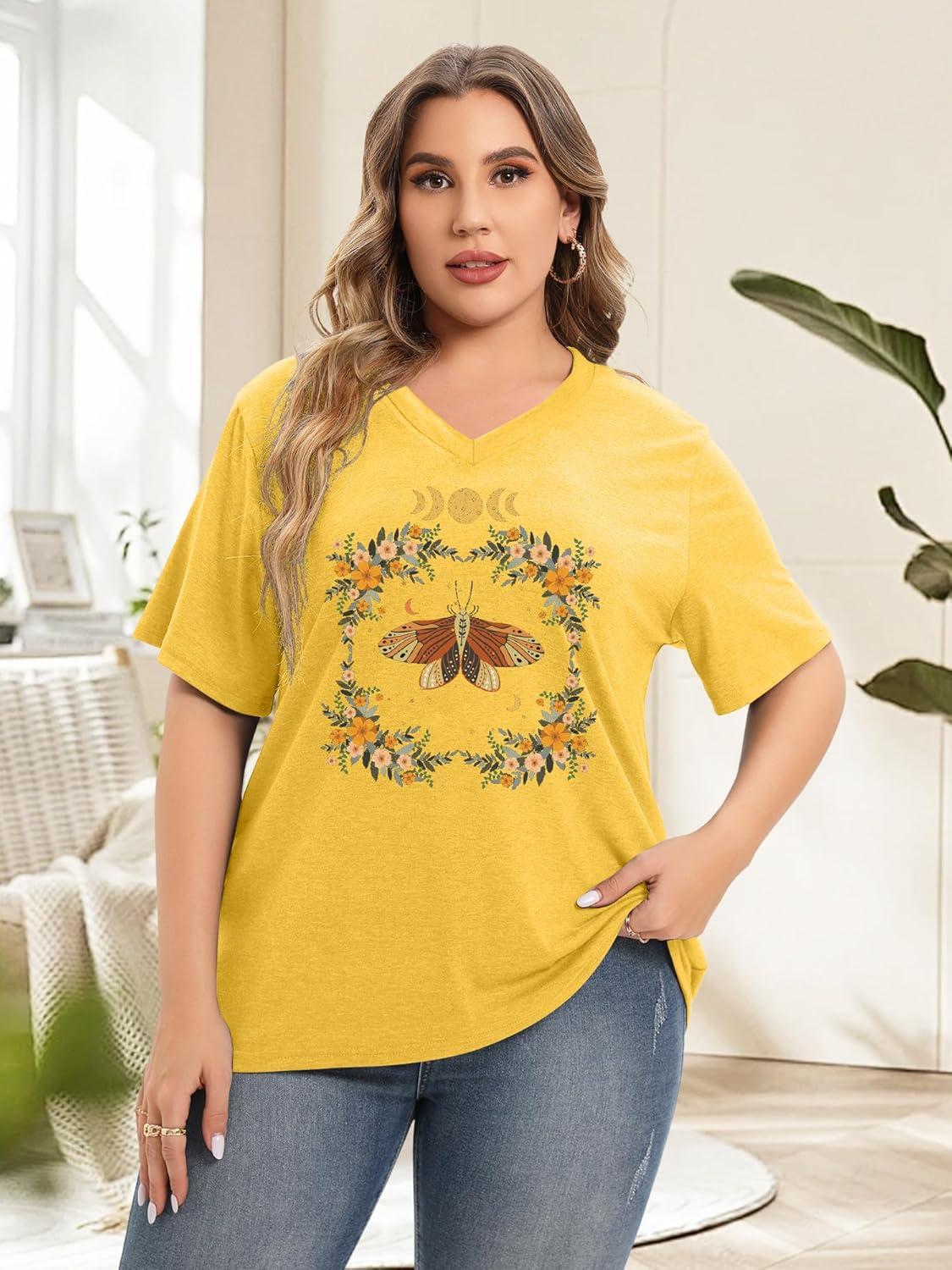Why We Love This Plus Size Floral Tee: Casual, Comfy & Cute