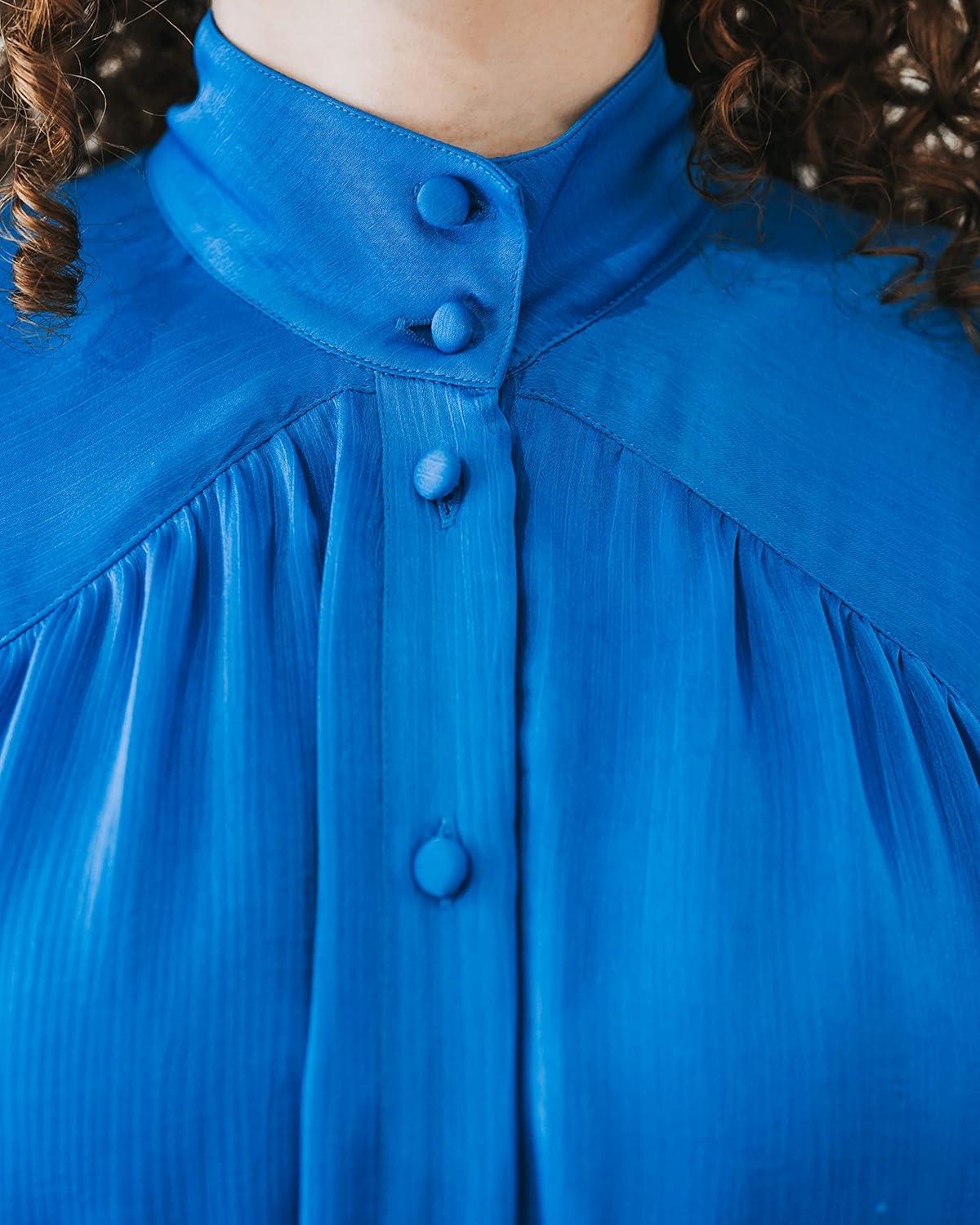 Our Take on⁤ The Drop's Azure Blue Tie Waist Maxi Dress by @Withloveleena