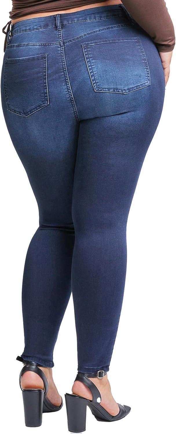 Why We Love YMI's Plus Size HyperDenim Super Stretchy Jeans