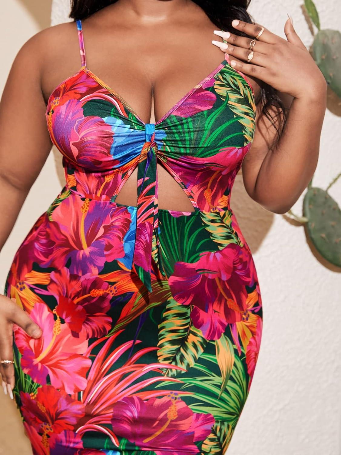 Our Take on the MakeMeChic Plus Size Boho midi Dress: Style & Fit Reviewed