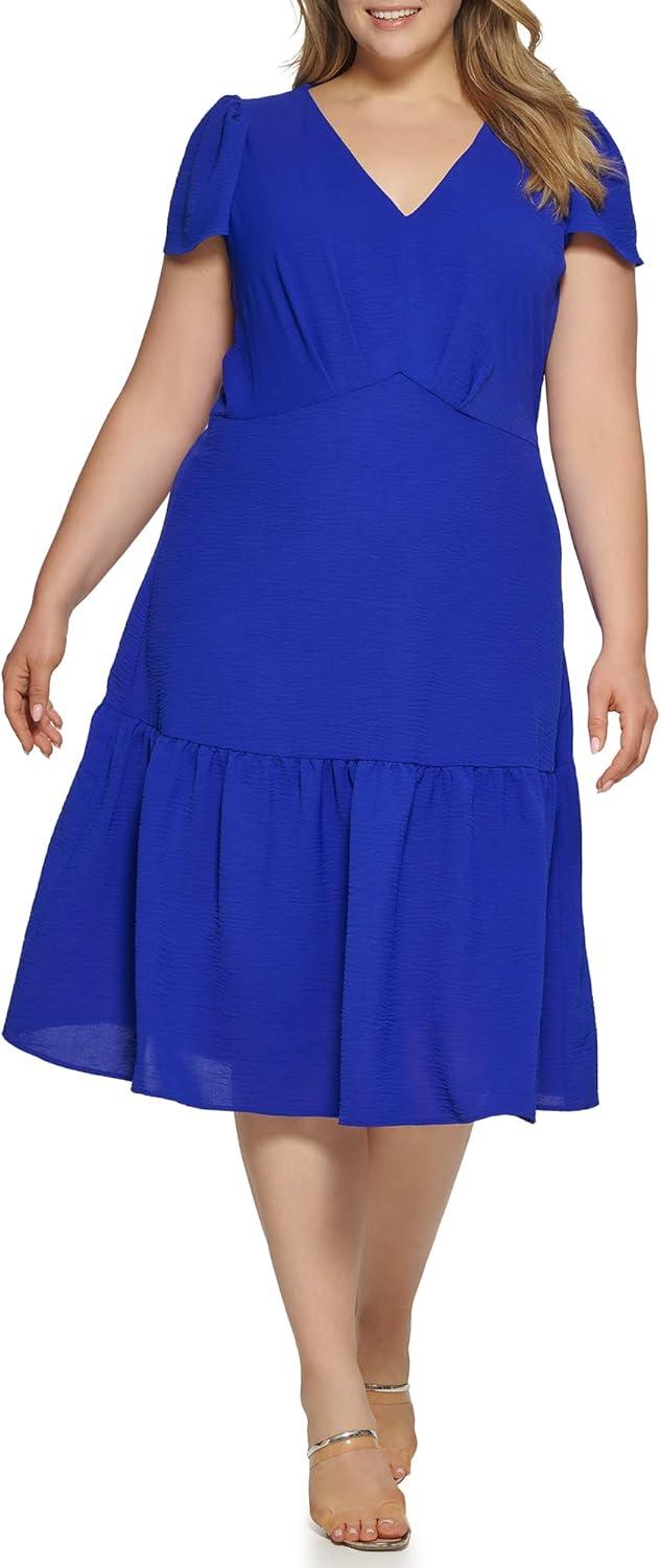 Our take on the DKNY Soft Everyday Tiered Dress: Stylish & Comfortable