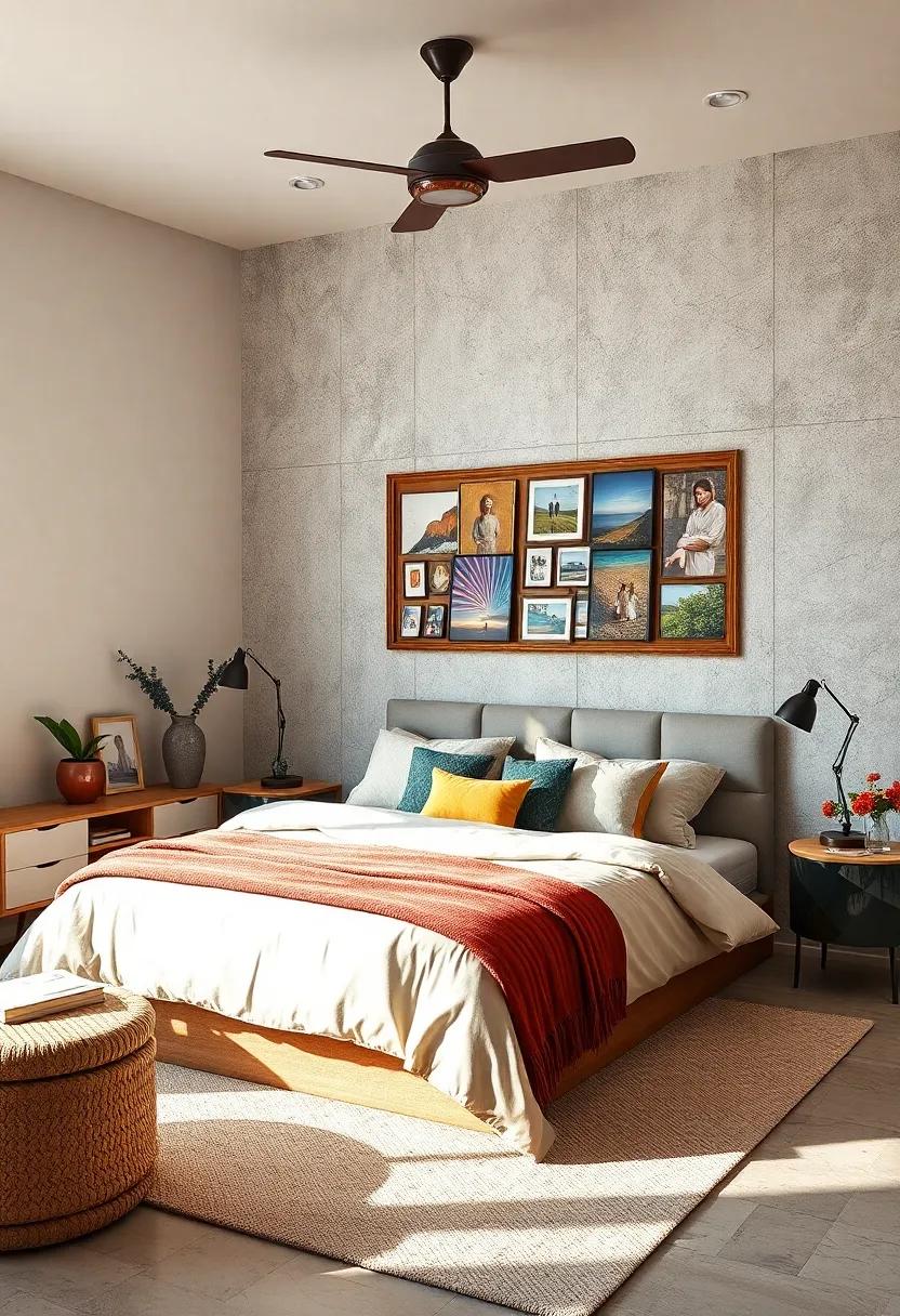 Add a personal touch with a custom corkboard or photo wall that showcases your cherished memories ‍and inspirations