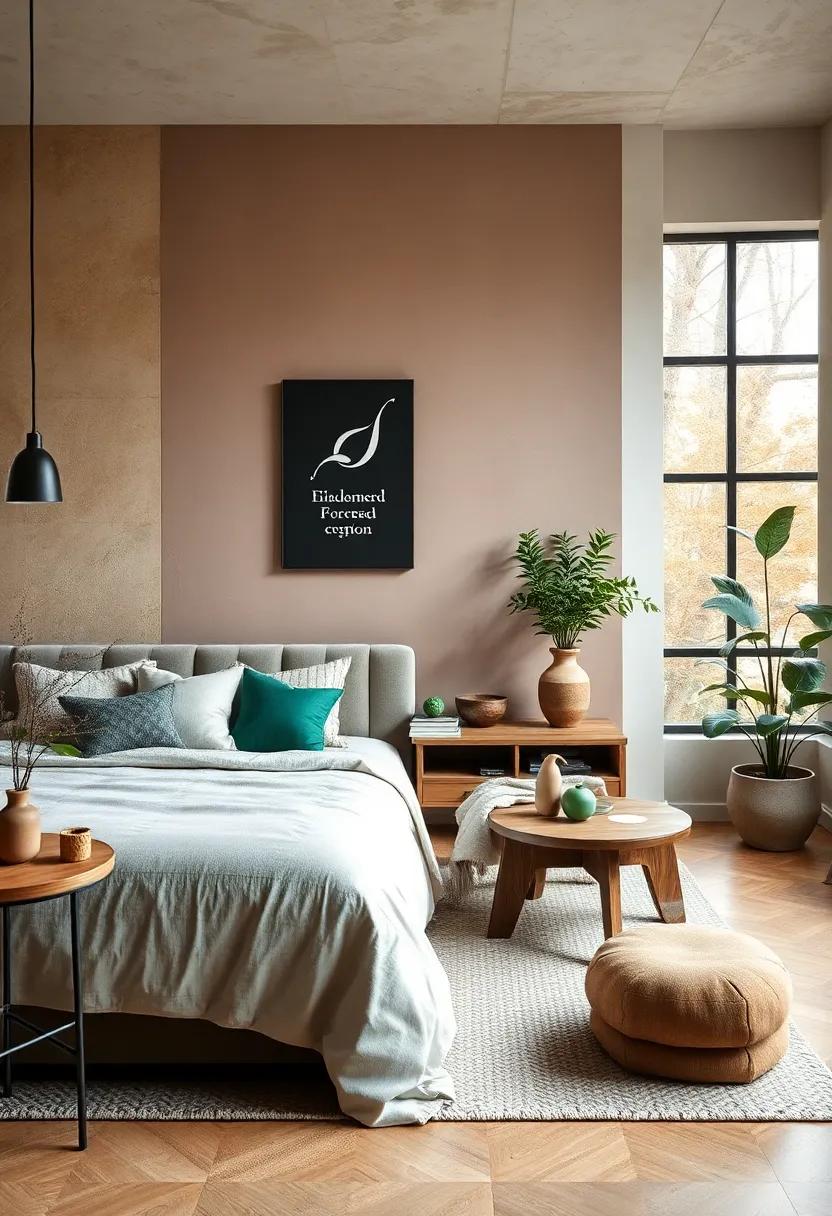 Sandstone and Forest Green: Opt for earthy sandstone with forest green accents, creating a harmonious balance reminiscent of the great outdoors