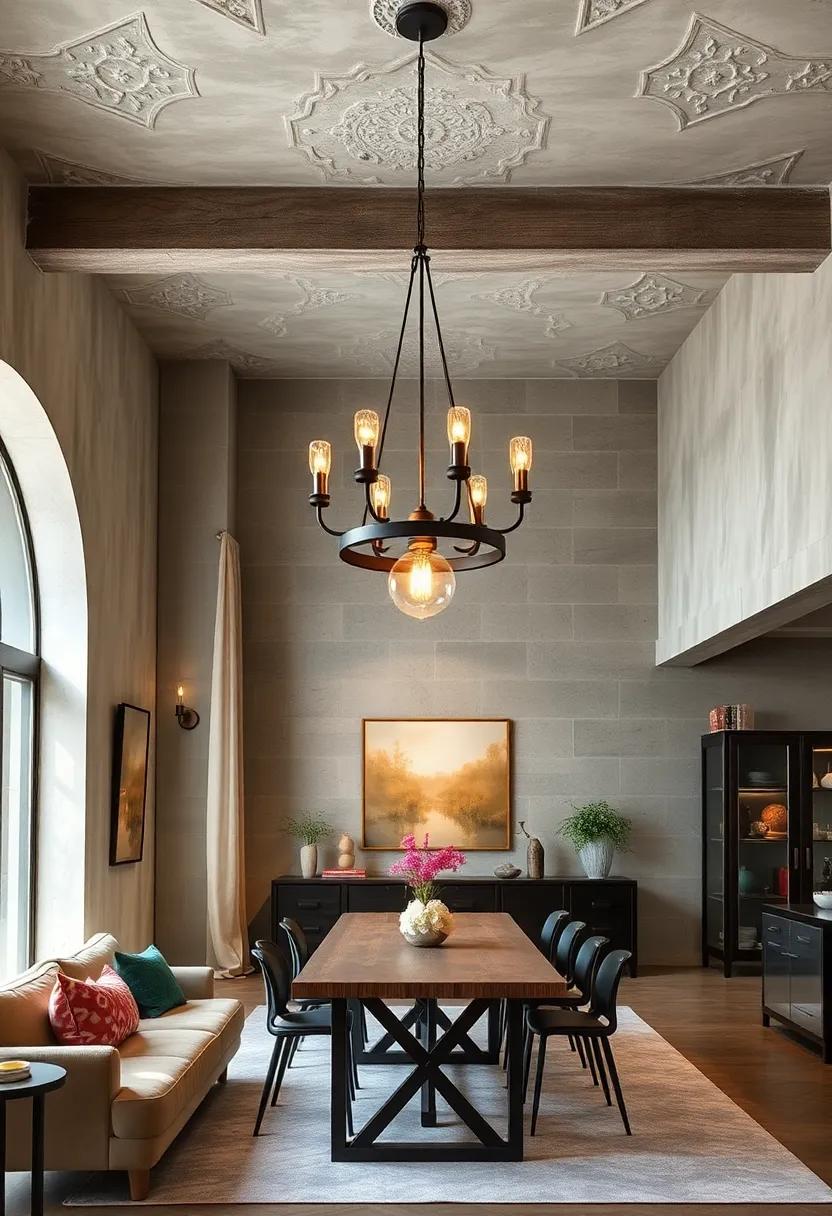 Vintage ⁢Industrial: A combination of rustic charm​ and industrial elements, this chandelier ‌is perfect for a modern​ loft space