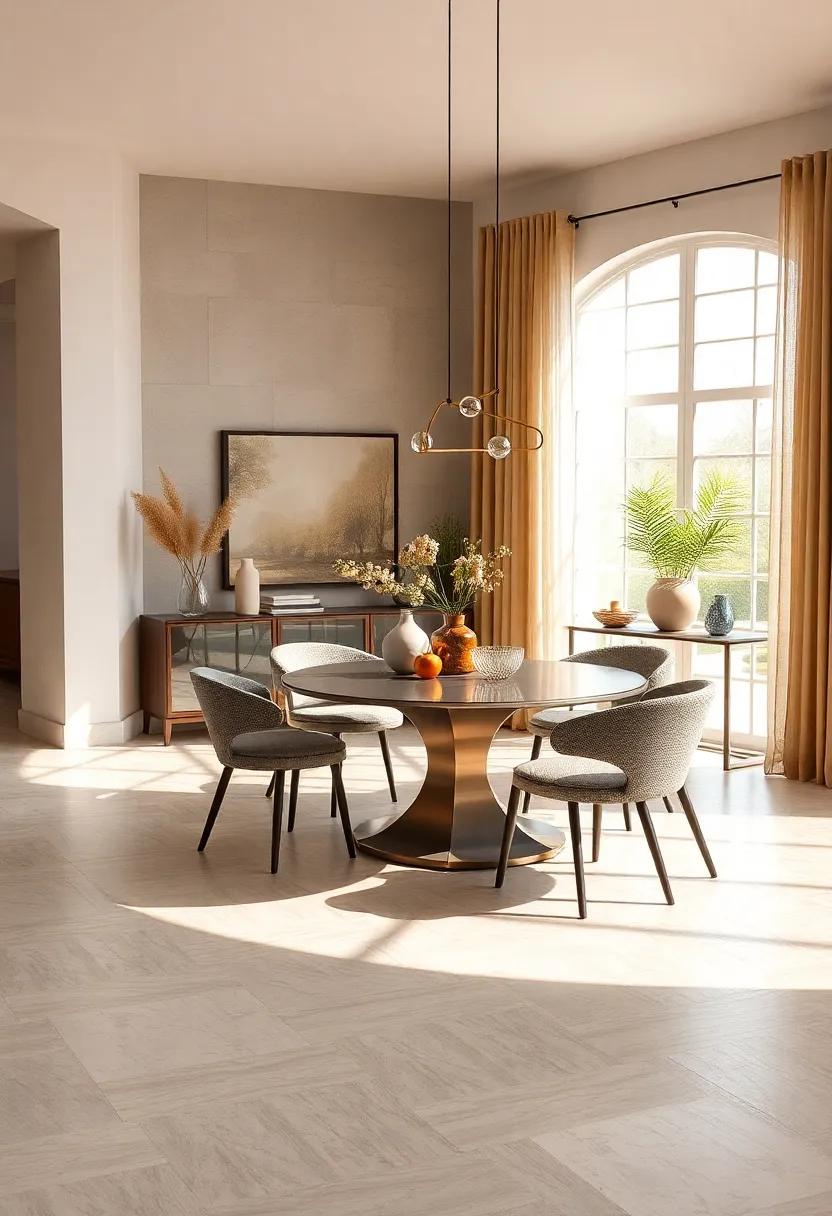 Subtle Shades: Choose light or ⁢muted-toned flooring ​to create an​ airy and spacious ⁤feel in ​your dining area, perfect for small spaces or modern aesthetics