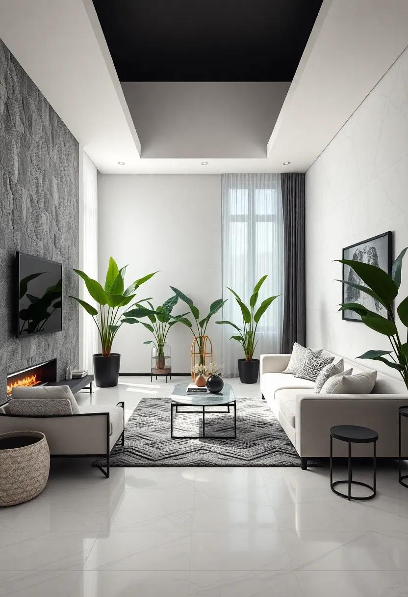 A Playful‍ Twist on Tradition:‍ See how decorative accents ‍and playful elements add a whimsical touch to refined black and white interiors