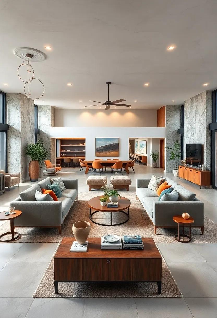 Design ​with Symmetry: Arrange ‌furniture and ⁢decor symmetrically to establish ⁤balance ​and order in an​ open⁣ floor plan