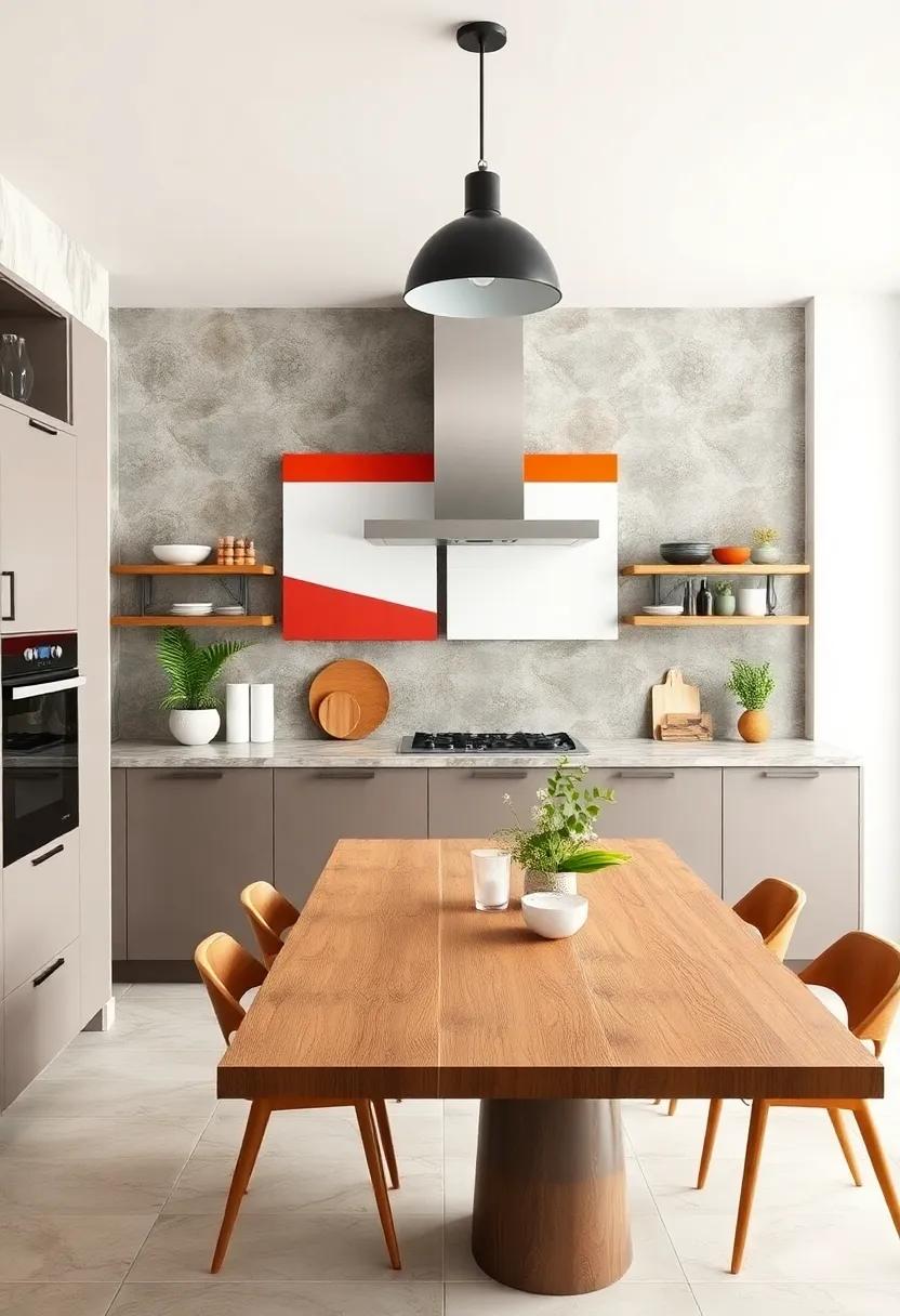 color-Blocked​ canvases: Paint or purchase canvases with bold color blocks that harmonize with your kitchen's color scheme for ‍a striking yet simple aesthetic
