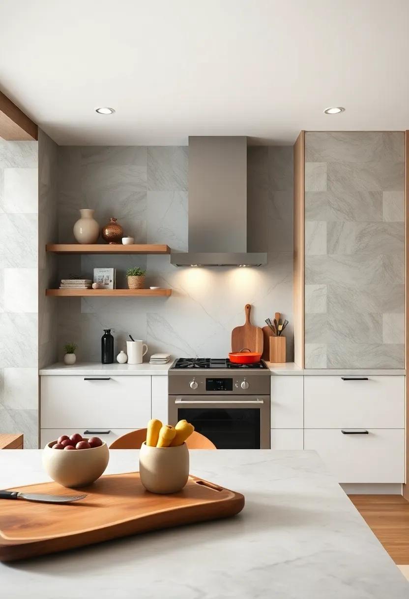 Functional​ Art Pieces: Integrate artistic cutting boards or knife⁢ holders that are not only functional but⁣ also serve as eye-catching decor