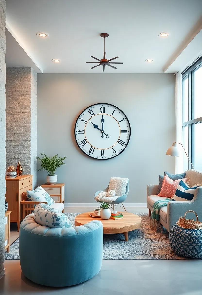 Compass-Inspired Clock: Choose a clock styled like a compass that adds both functionality and whimsy to the nursery