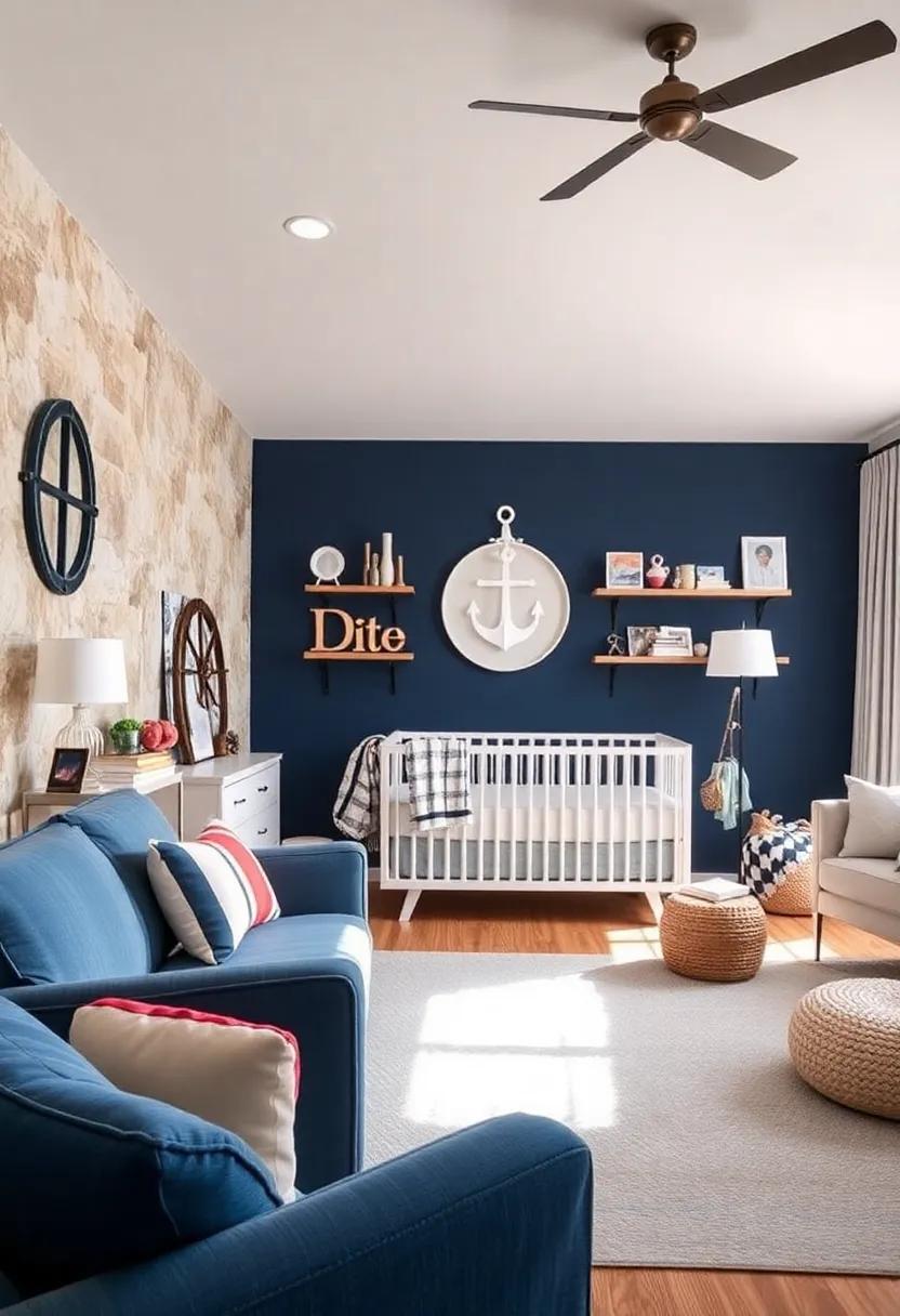 Sailor's Cap Caps: Knit or buy adorable sailor-style caps for your baby to wear in photos and when welcoming visitors to the nursery