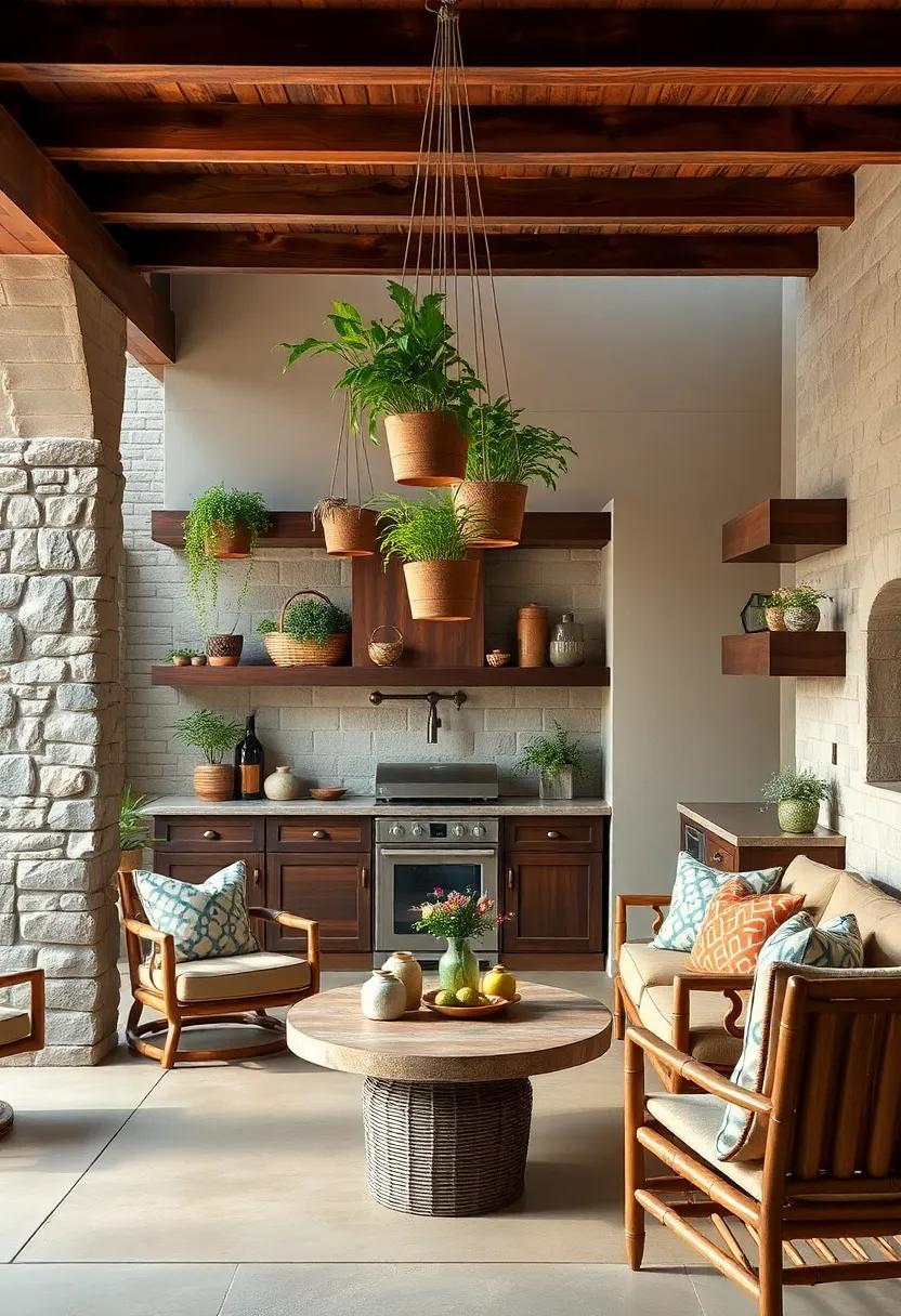 Hanging⁢ Herb Garden: Maximize⁤ space and infuse your kitchen with ⁢fresh flavors ‌by⁤ growing herbs in ⁢charming ⁢pots‌ suspended from ⁣beams