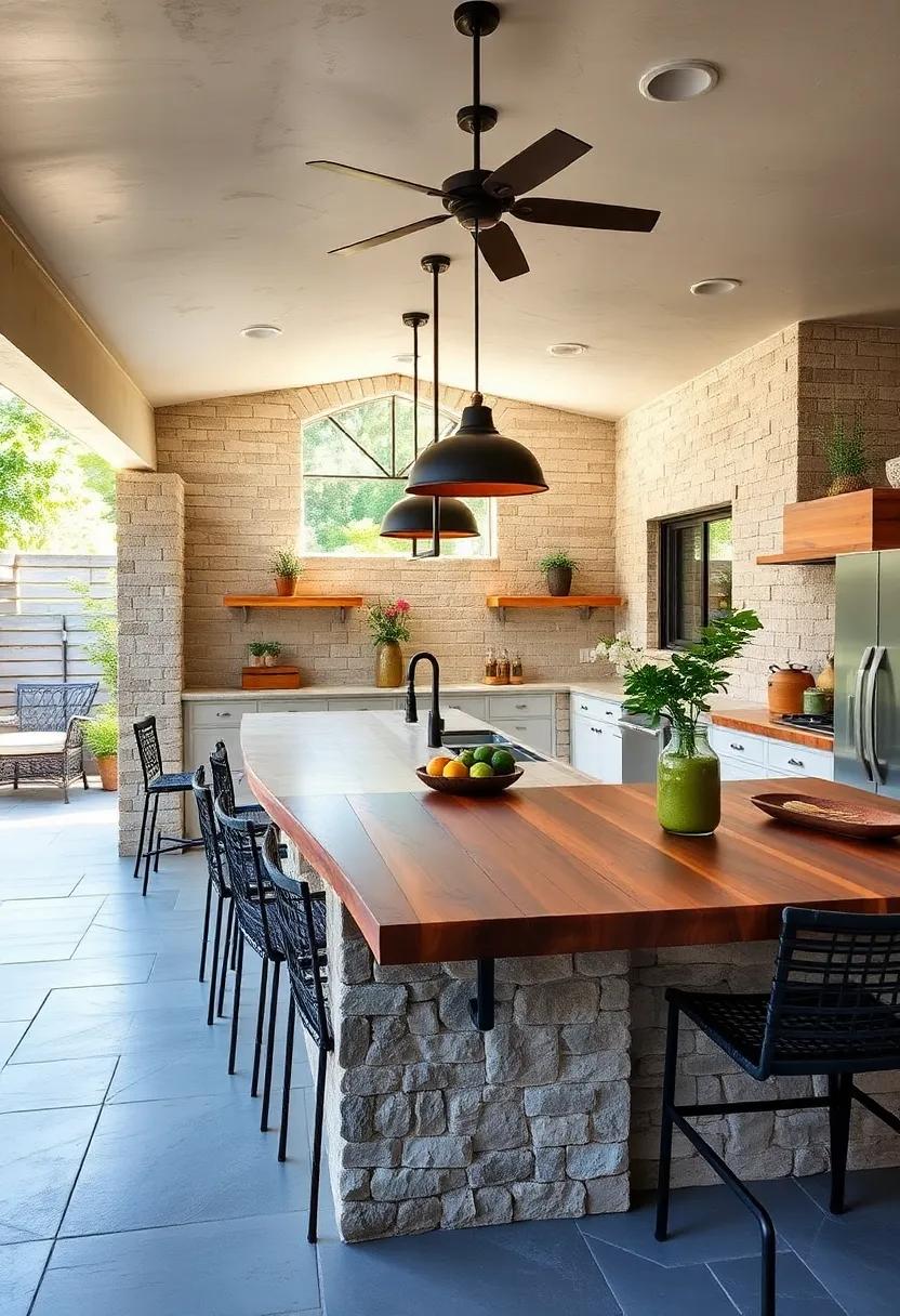 reclaimed Wood Countertops: Add warmth and character to your kitchen⁣ with durable, eco-friendly surfaces made from reclaimed lumber