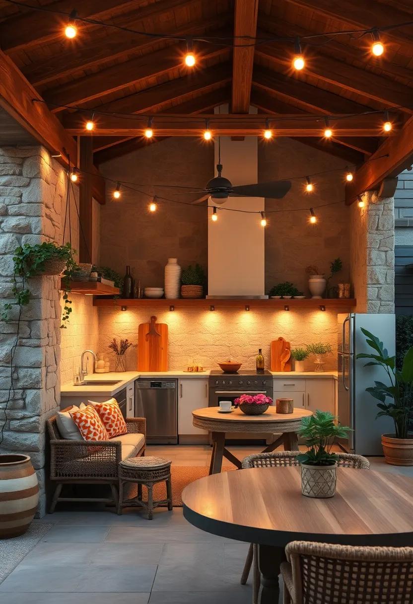 String Lights: Adorn your kitchen ⁢with ​twinkling string lights to ⁣create a magical atmosphere, perfect for evening cooking sessions