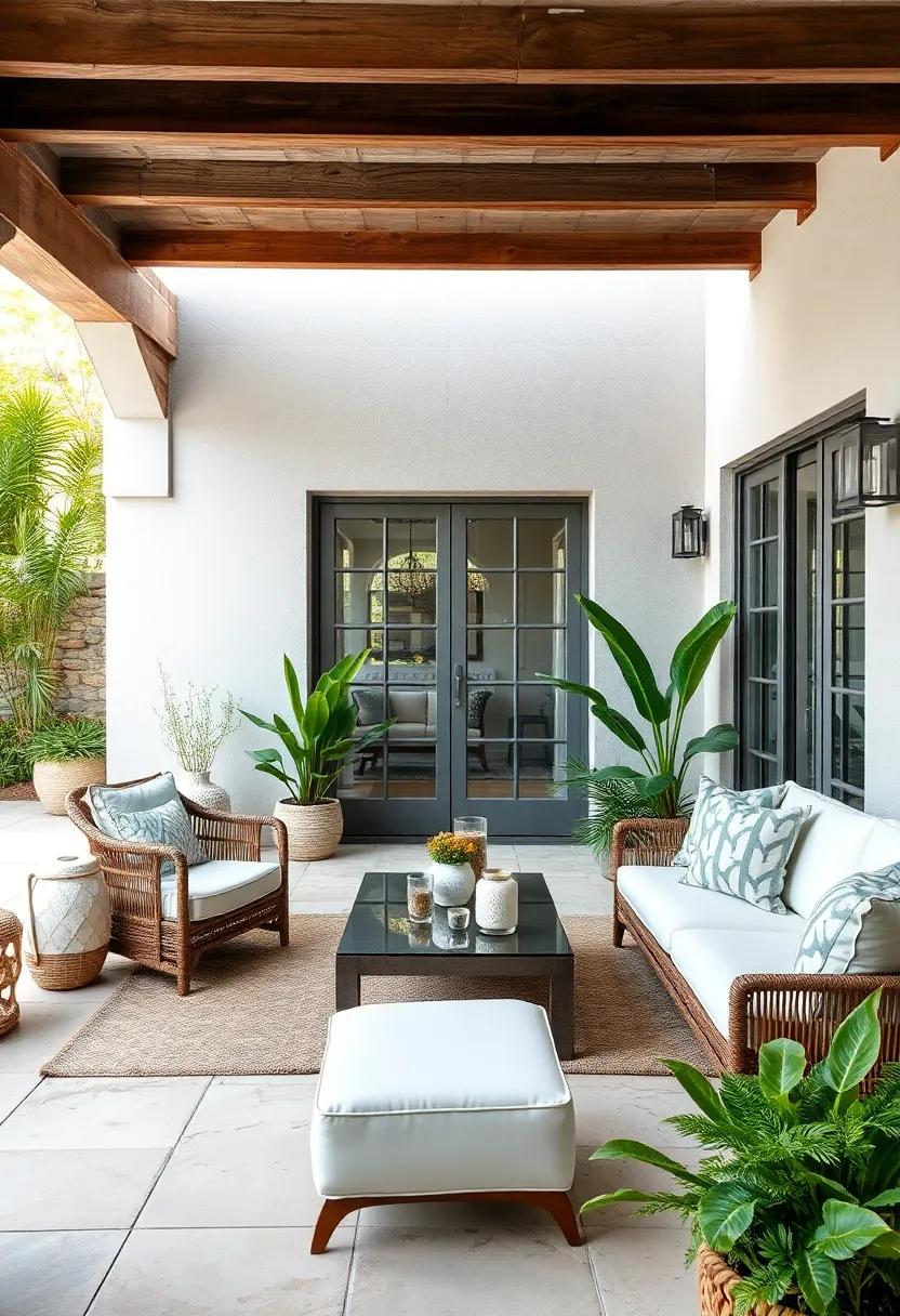 Glass or Acrylic Accents: Incorporate clear furniture or decorative elements that offer a modern touch while keeping the space airy and open