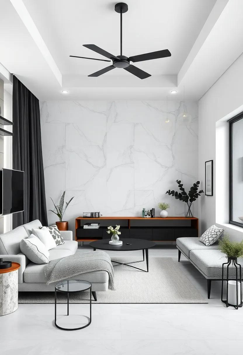 Minimalist Monotone: Black and white touches are elevated with sleek ⁣lines⁣ and geometric patterns, ensuring a modern yet chic design