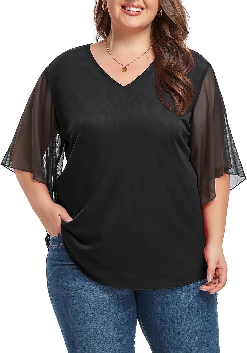 Finding the Perfect Fit: Our Review of OLRIK Plus Size Ruffle Tops