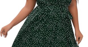 Why We Think the Floerns Plus Size Polka Dot Dress Stands Out