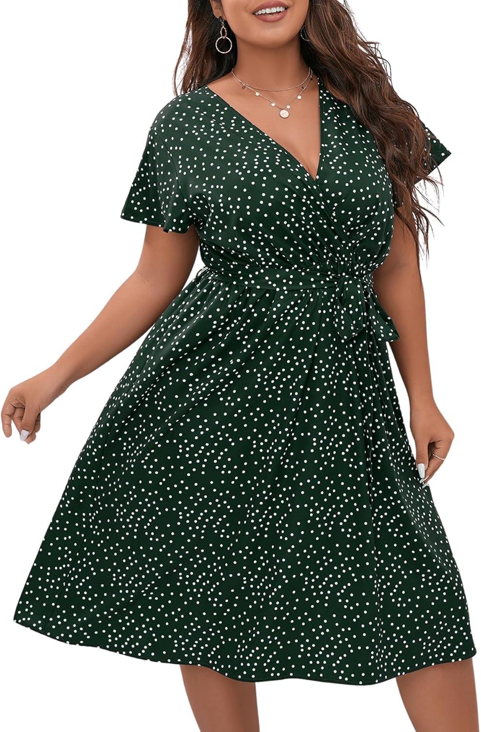 Why We Think the Floerns Plus Size Polka Dot Dress Stands Out