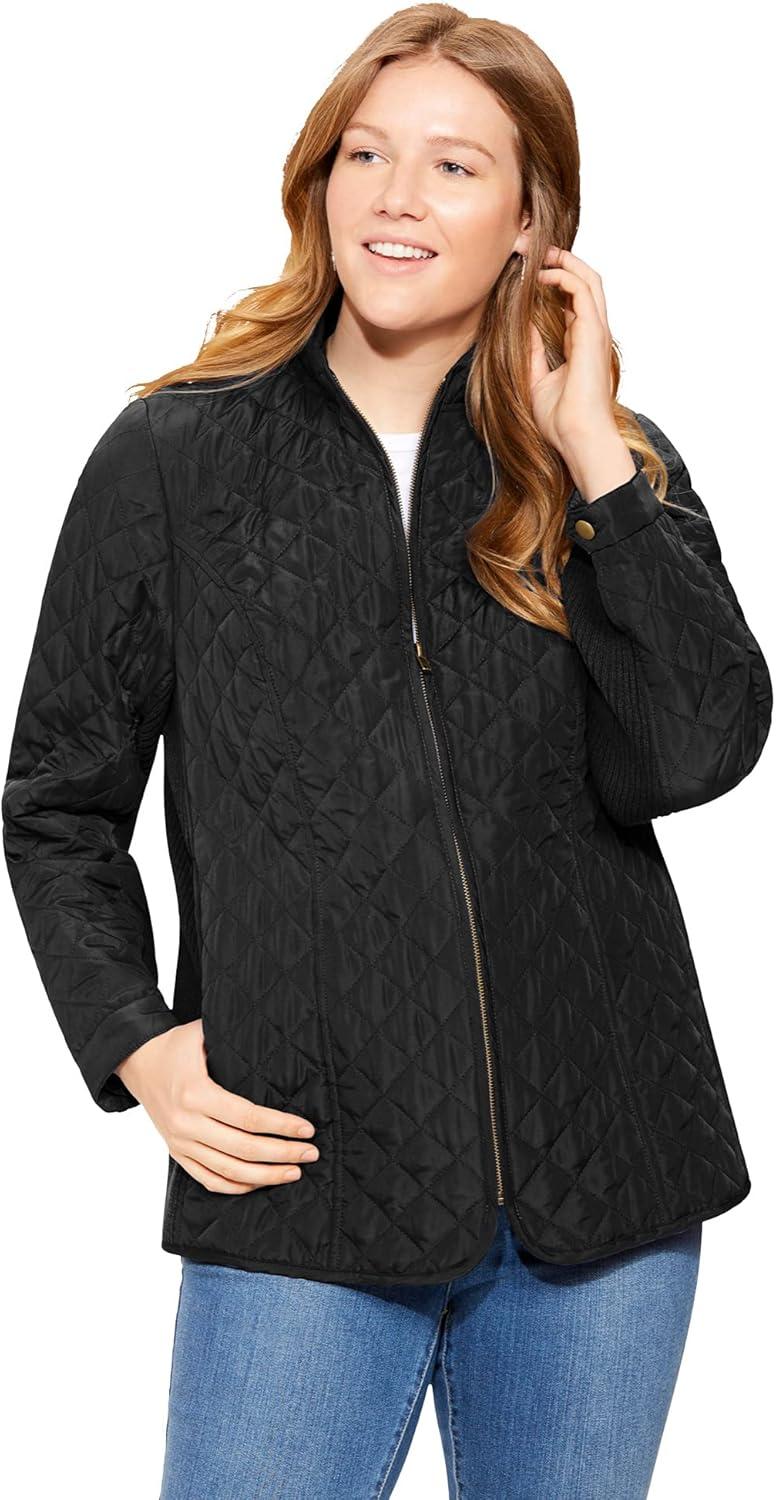 Our Honest Take on the Woman Within Plus Size Quilted Jacket