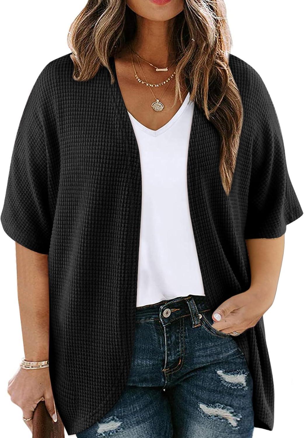 Why We Love the Eytino Plus Size Short Sleeve Cardigan